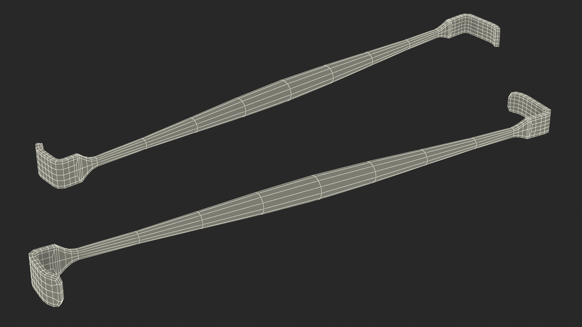 3D model Ragnell Retractor Double Ended