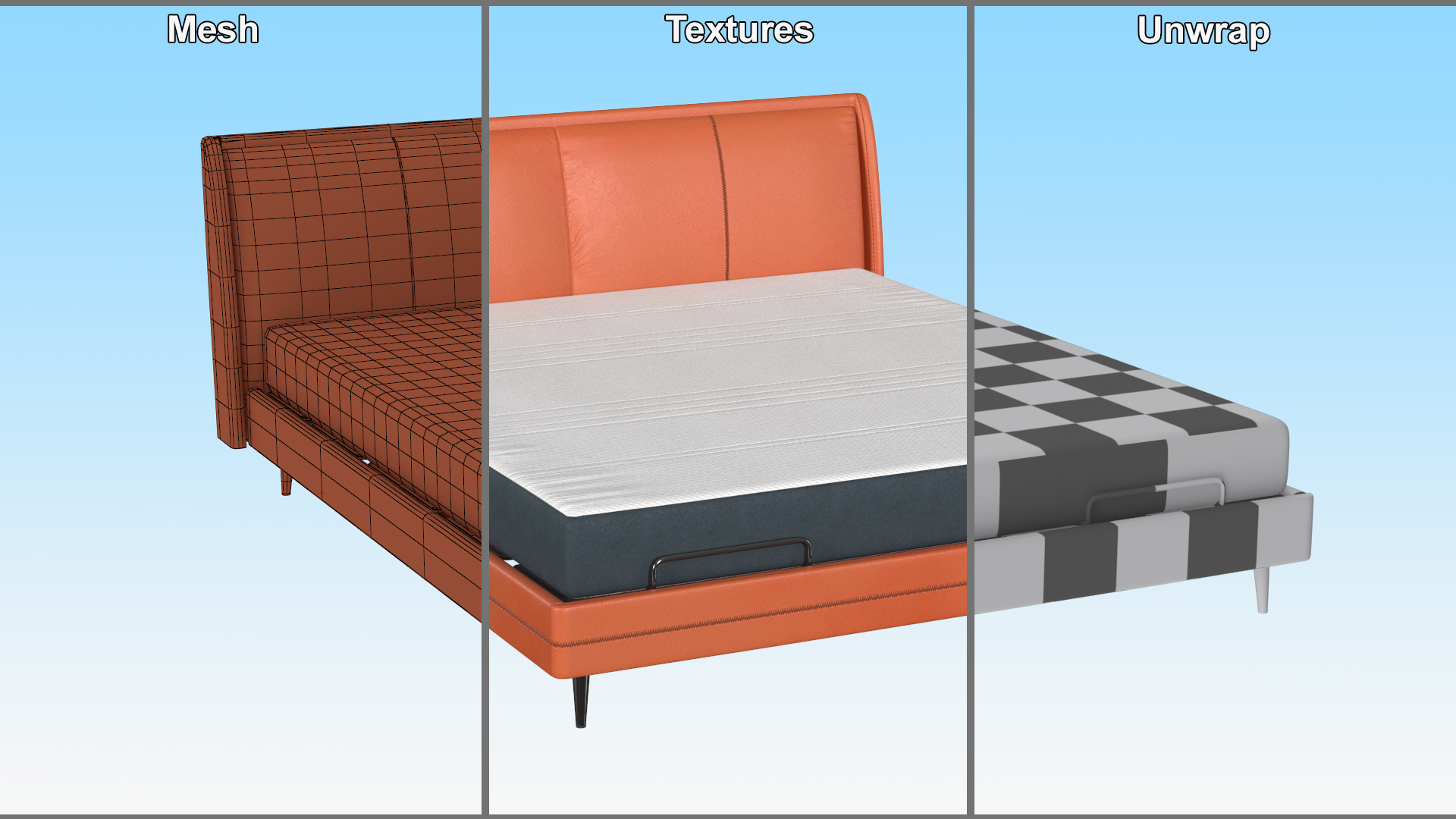 3D Smart Electric Bed Pro Xiaomi Orange