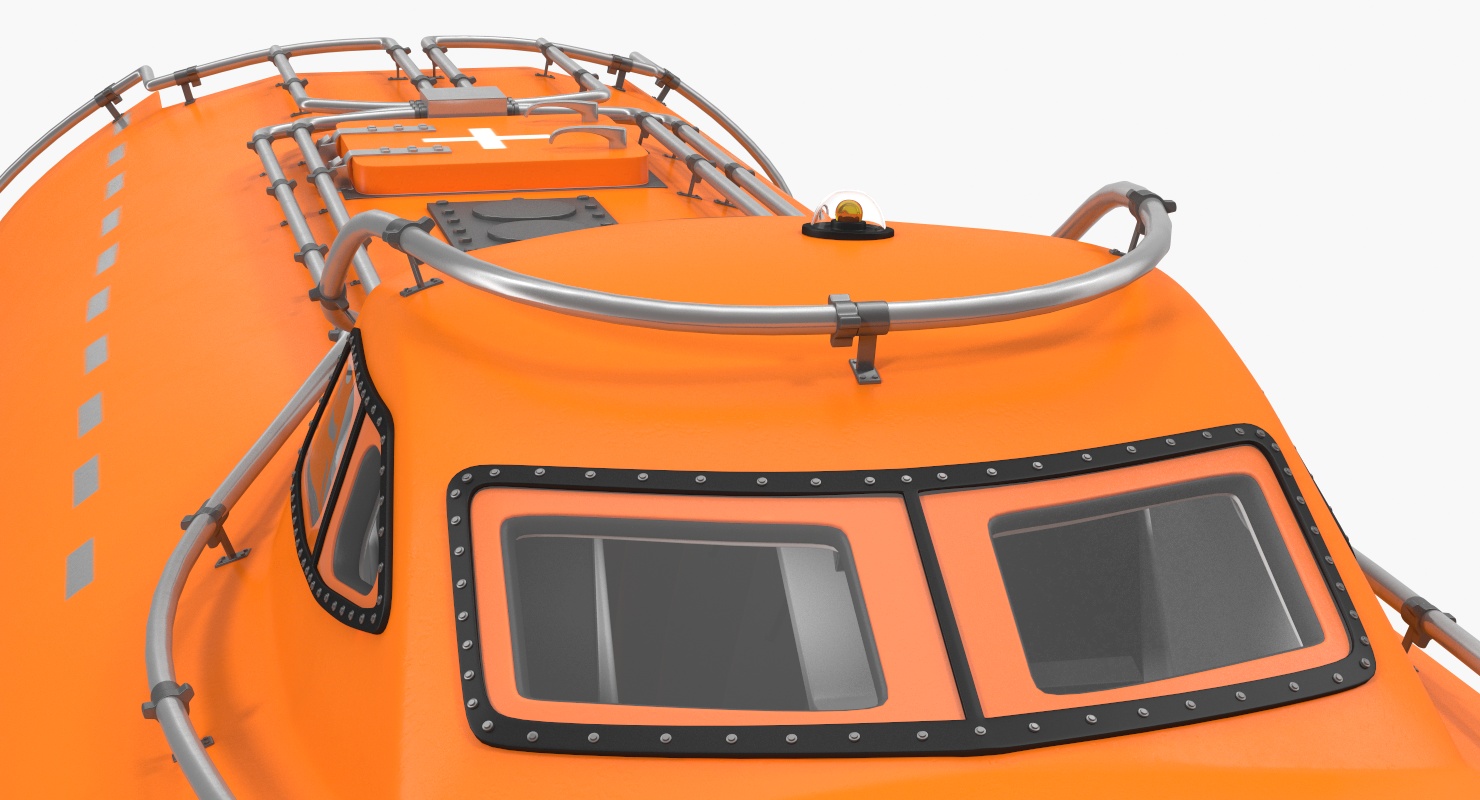 3D model Lifeboat Rigged