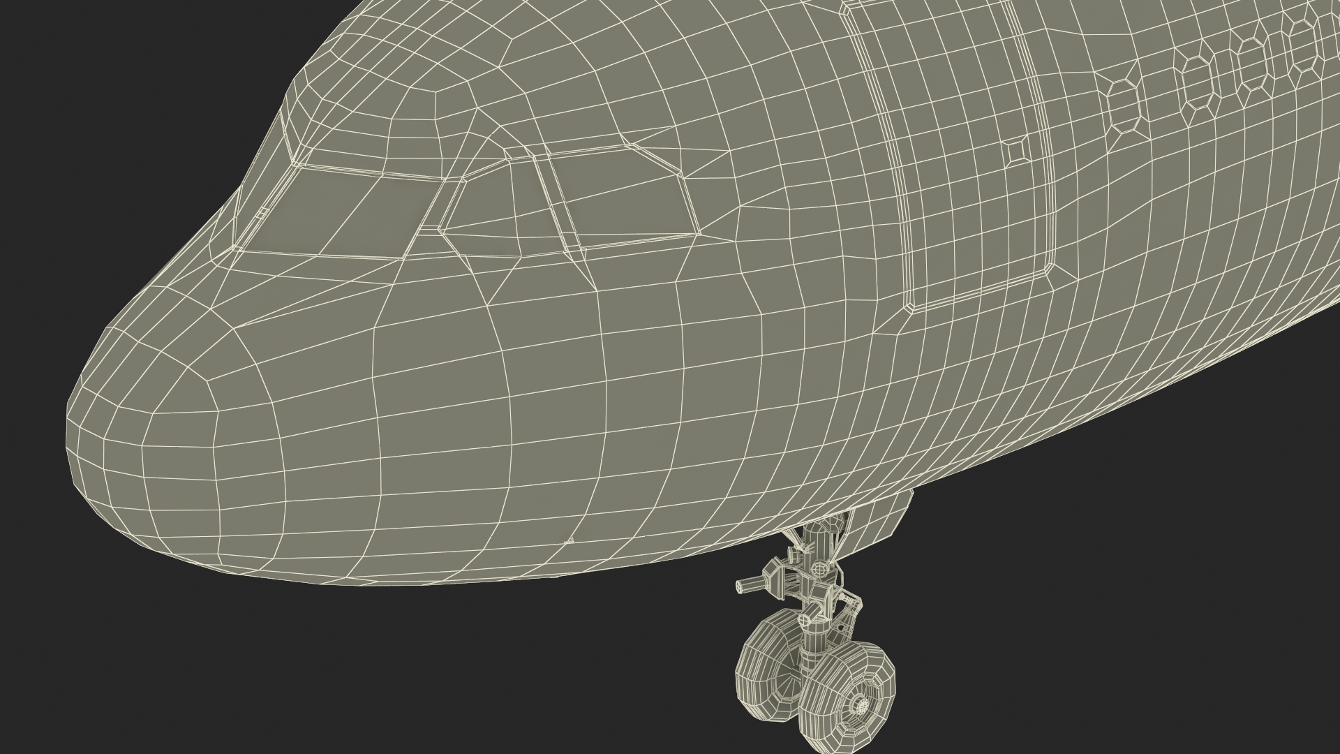 3D Emirates Airline Commercial Aircraft Airbus A330-200 Rigged for Cinema 4D model