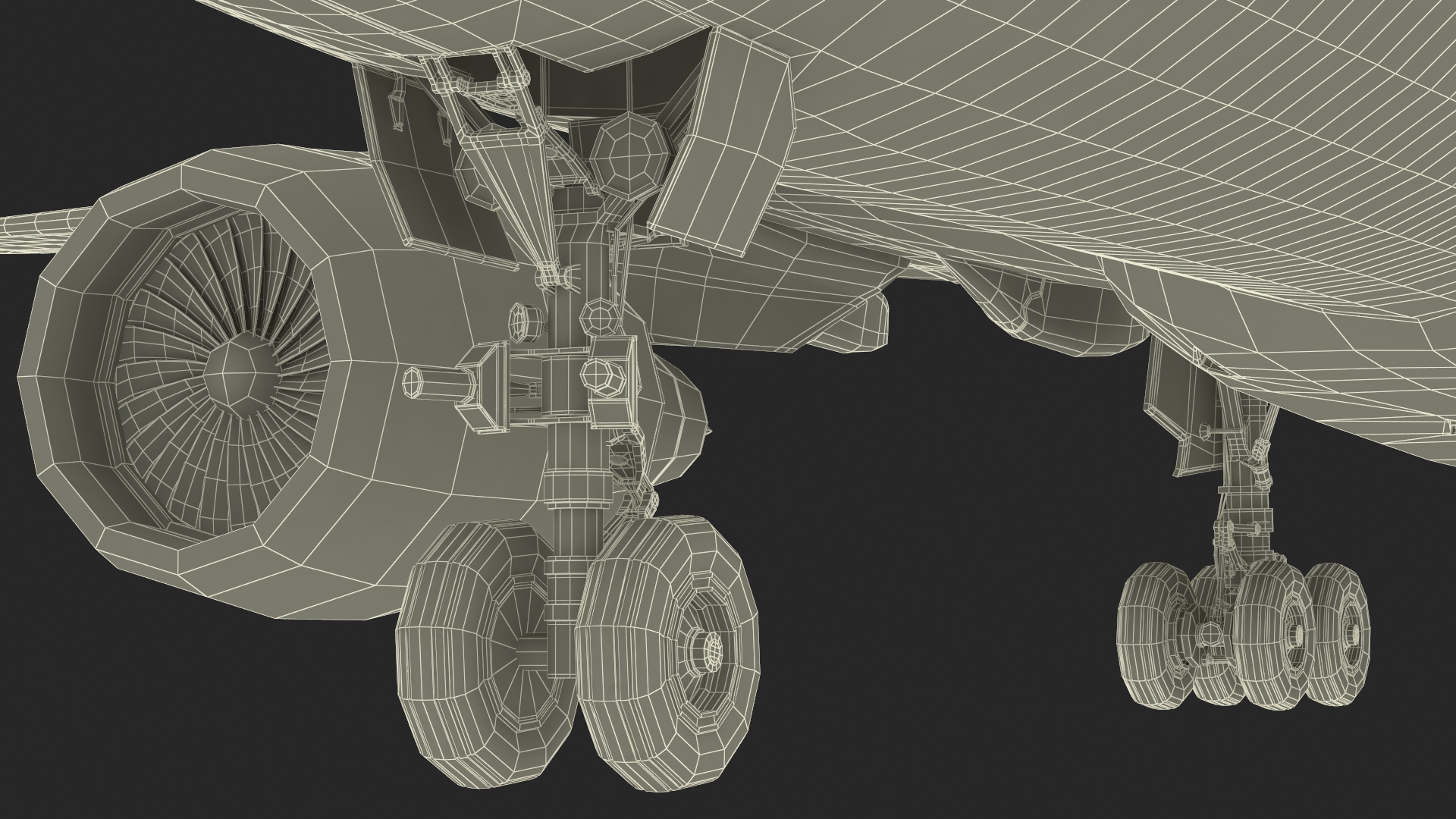 3D Emirates Airline Commercial Aircraft Airbus A330-200 Rigged for Cinema 4D model