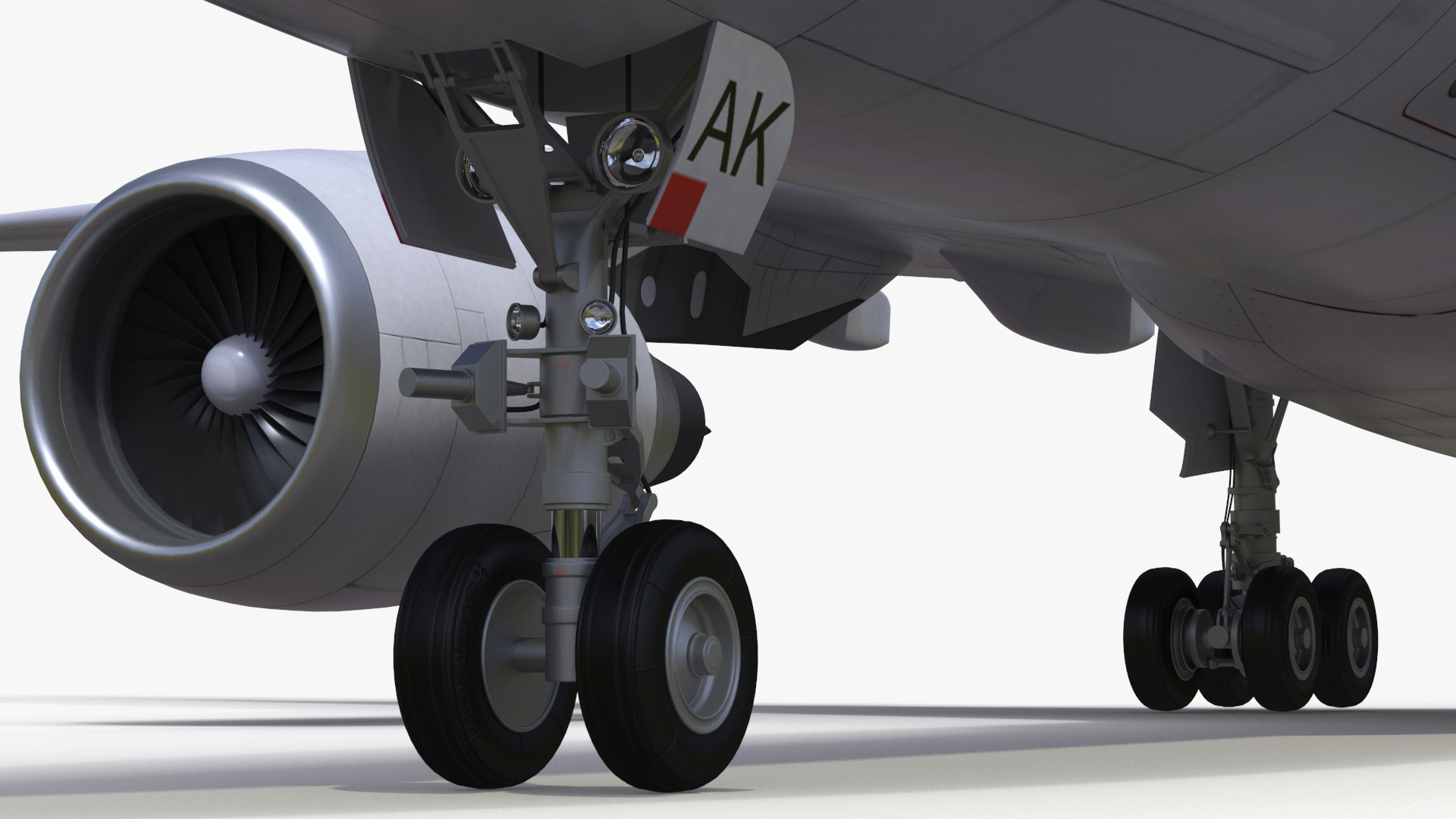 3D Emirates Airline Commercial Aircraft Airbus A330-200 Rigged for Cinema 4D model