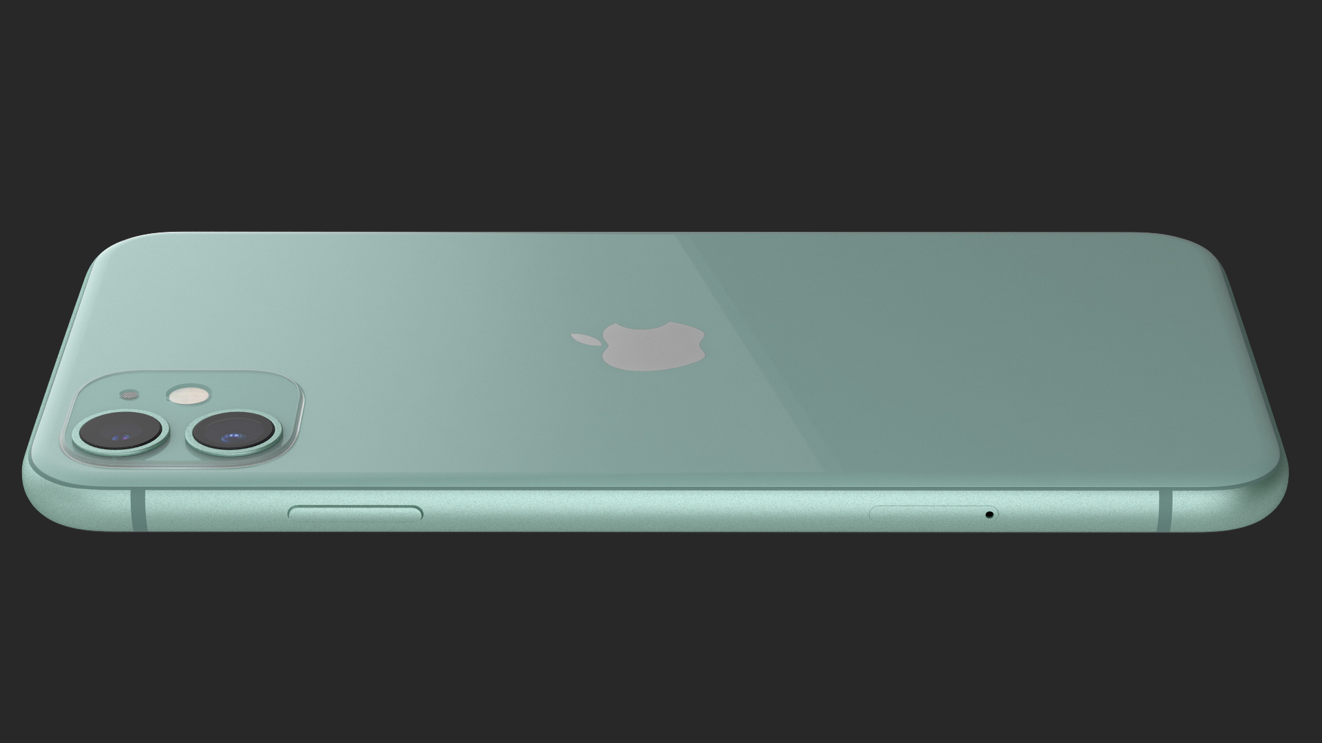 3D model iPhone 11 Green