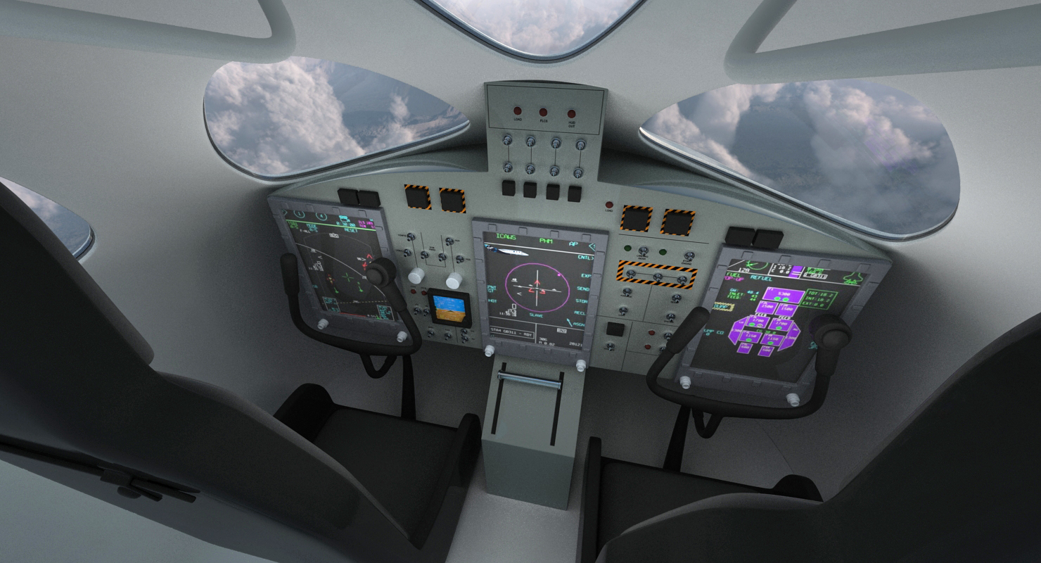 Suborbital Spaceplane SpaceShipTwo 3D model