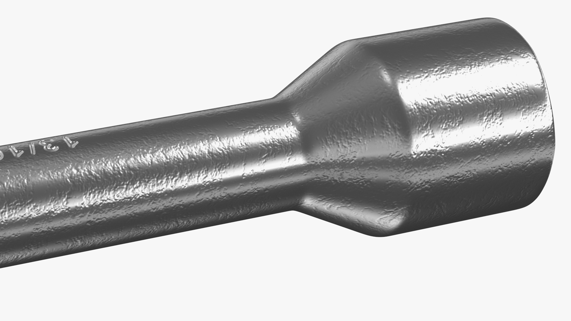 3D Four Way Lug Nut Wrench model