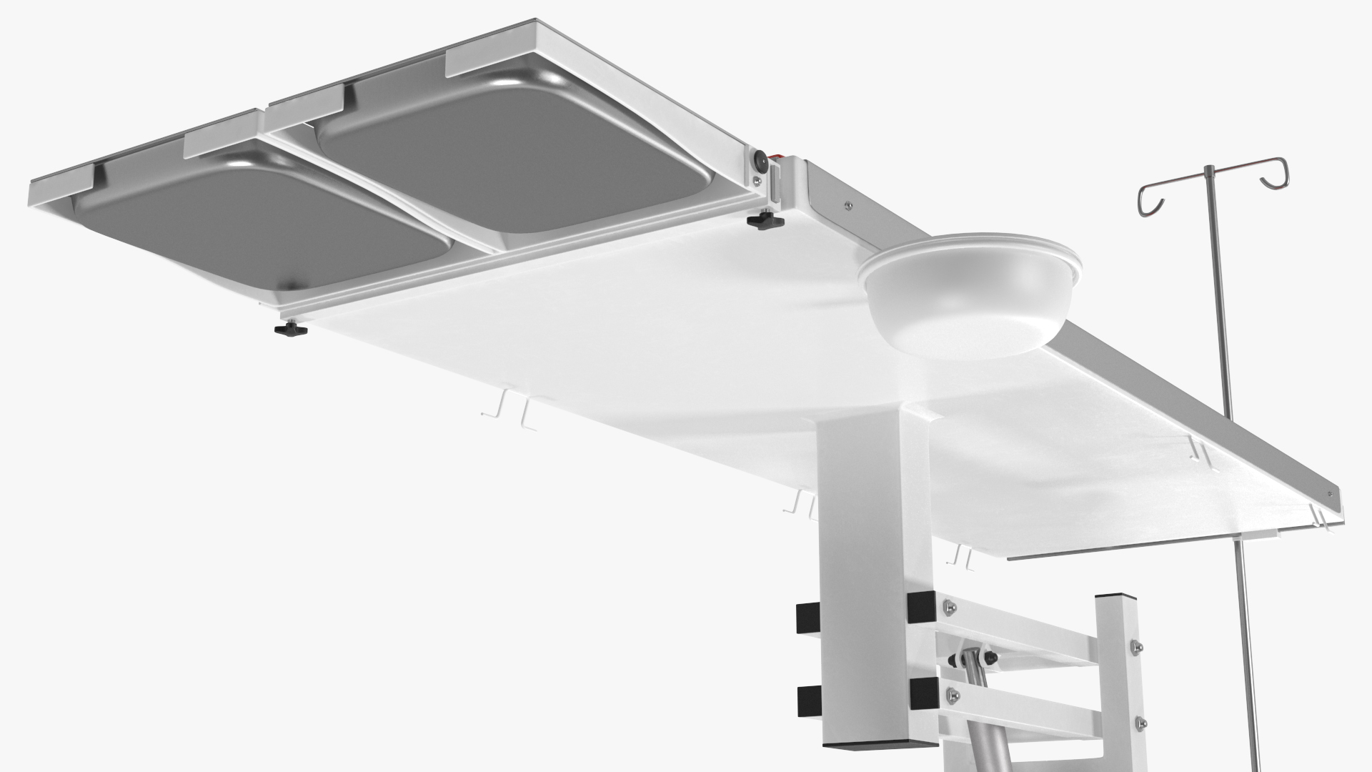 3D model Veterinary Table Red