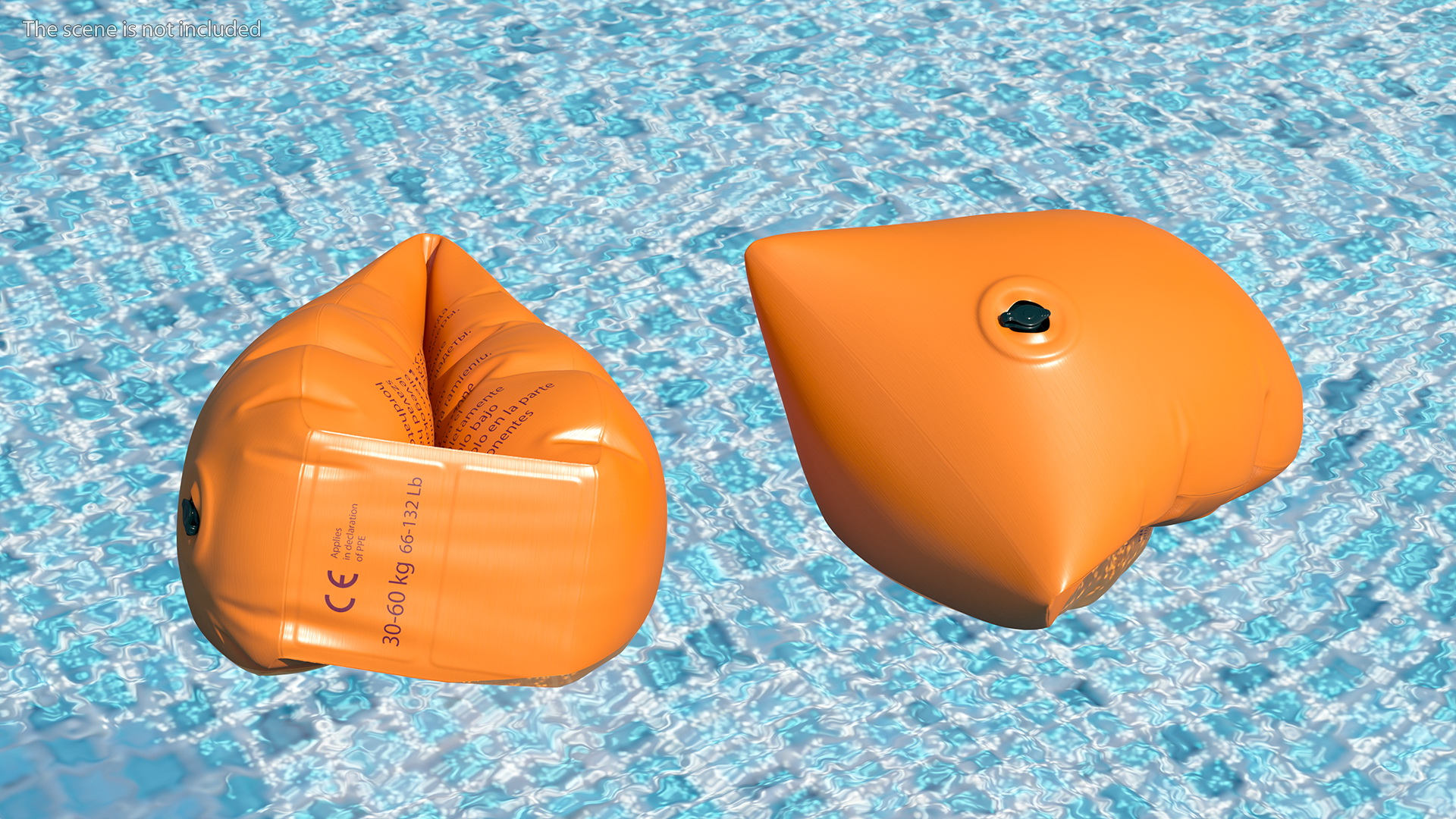 3D Inflatable Swimming Armbands model