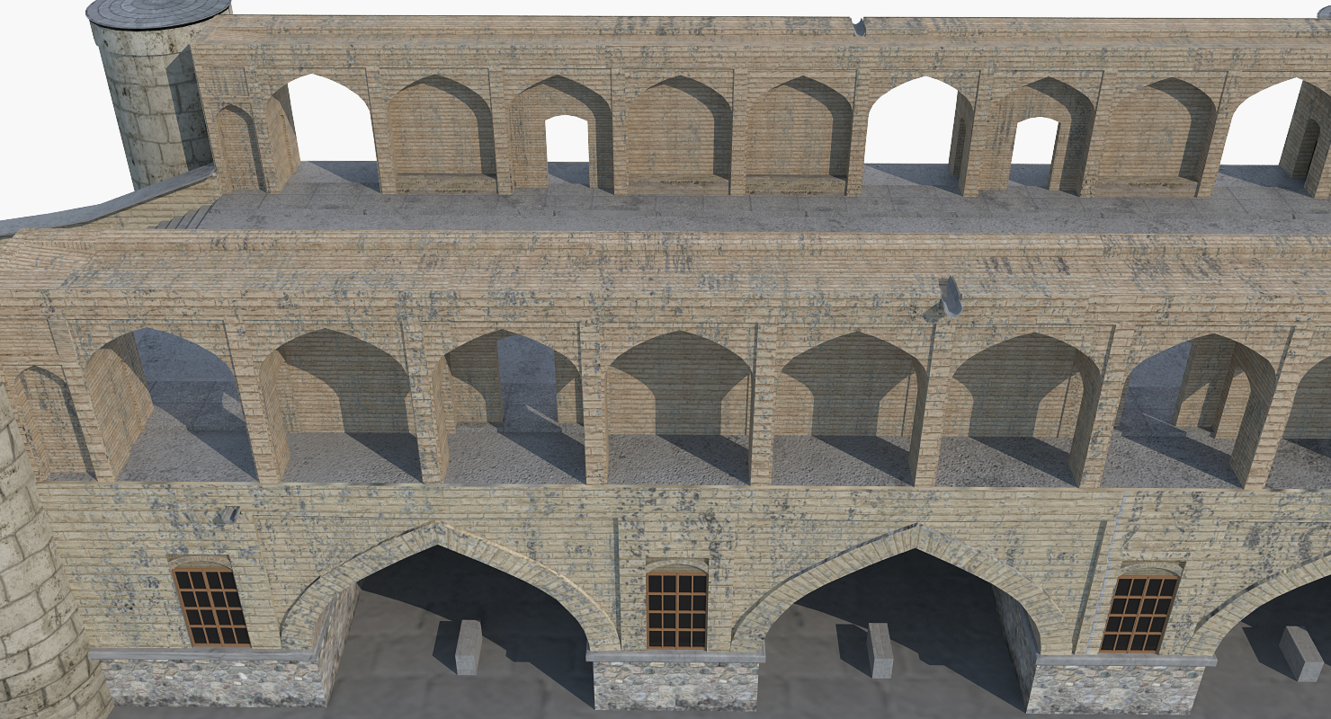 3D Si o se Pol Bridge of 33 Arches