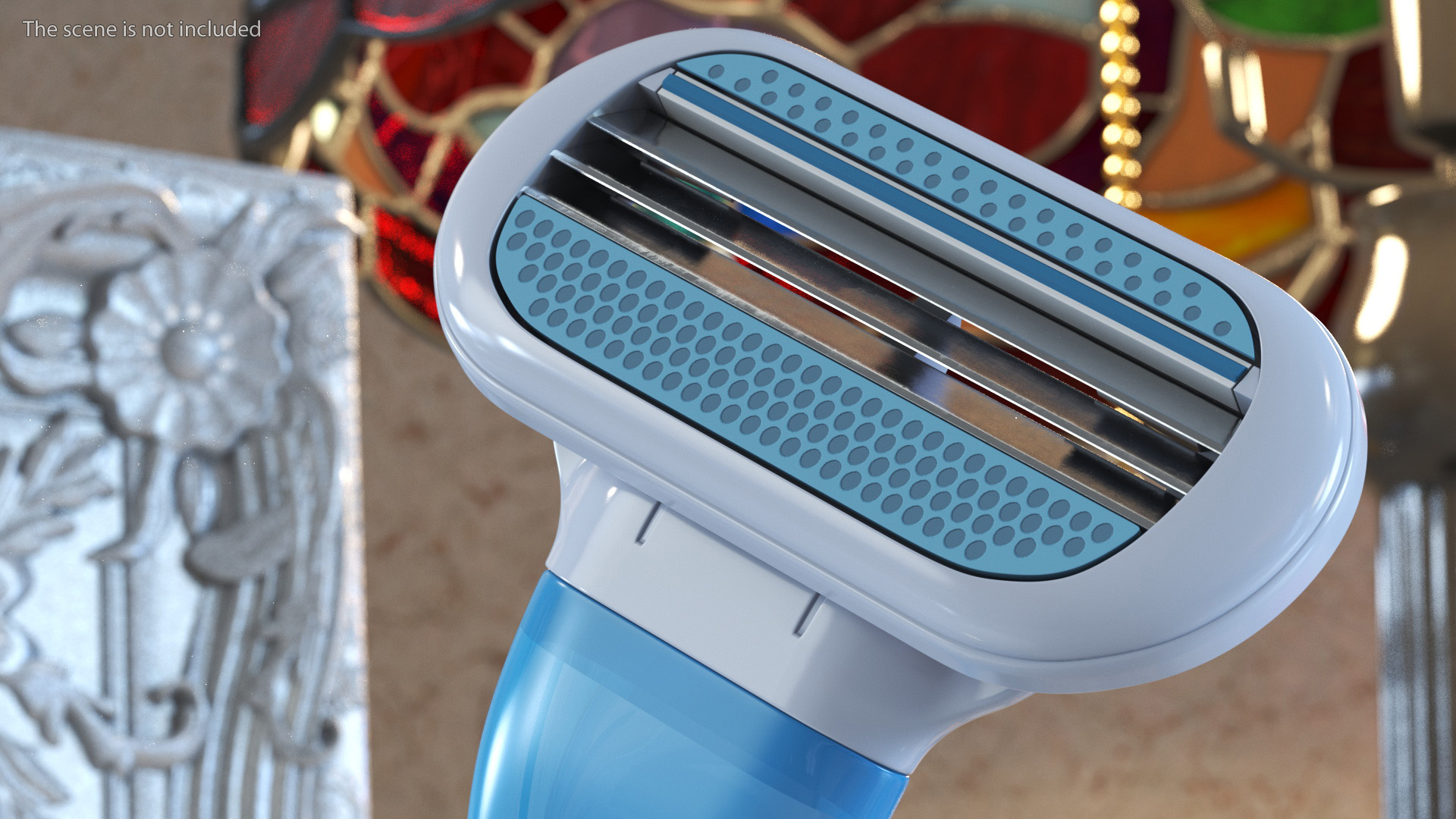 3D Razor Gillette Venus with Package model