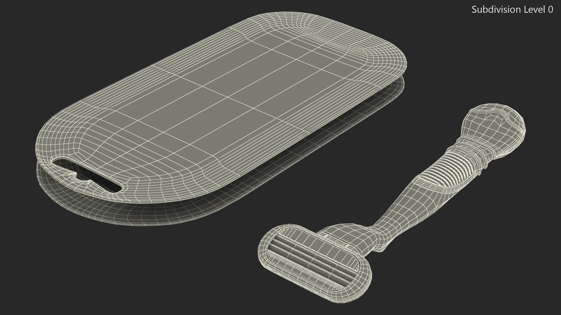 3D Razor Gillette Venus with Package model