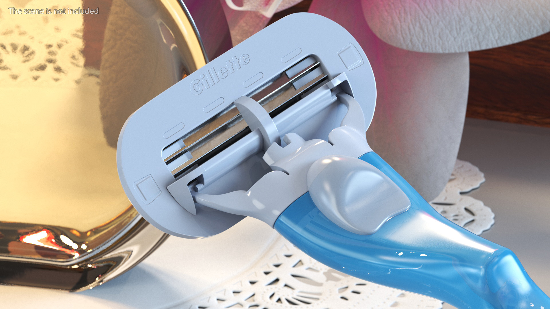 3D Razor Gillette Venus with Package model