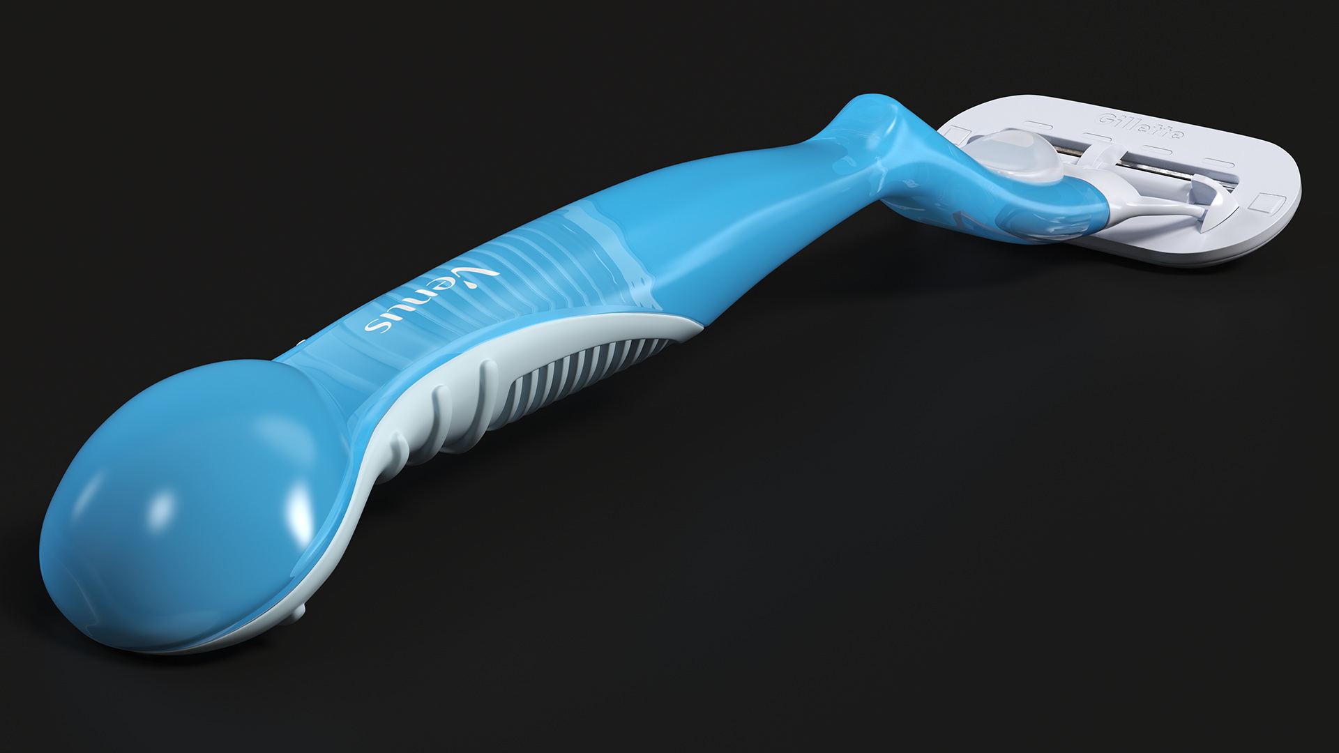 3D Razor Gillette Venus with Package model