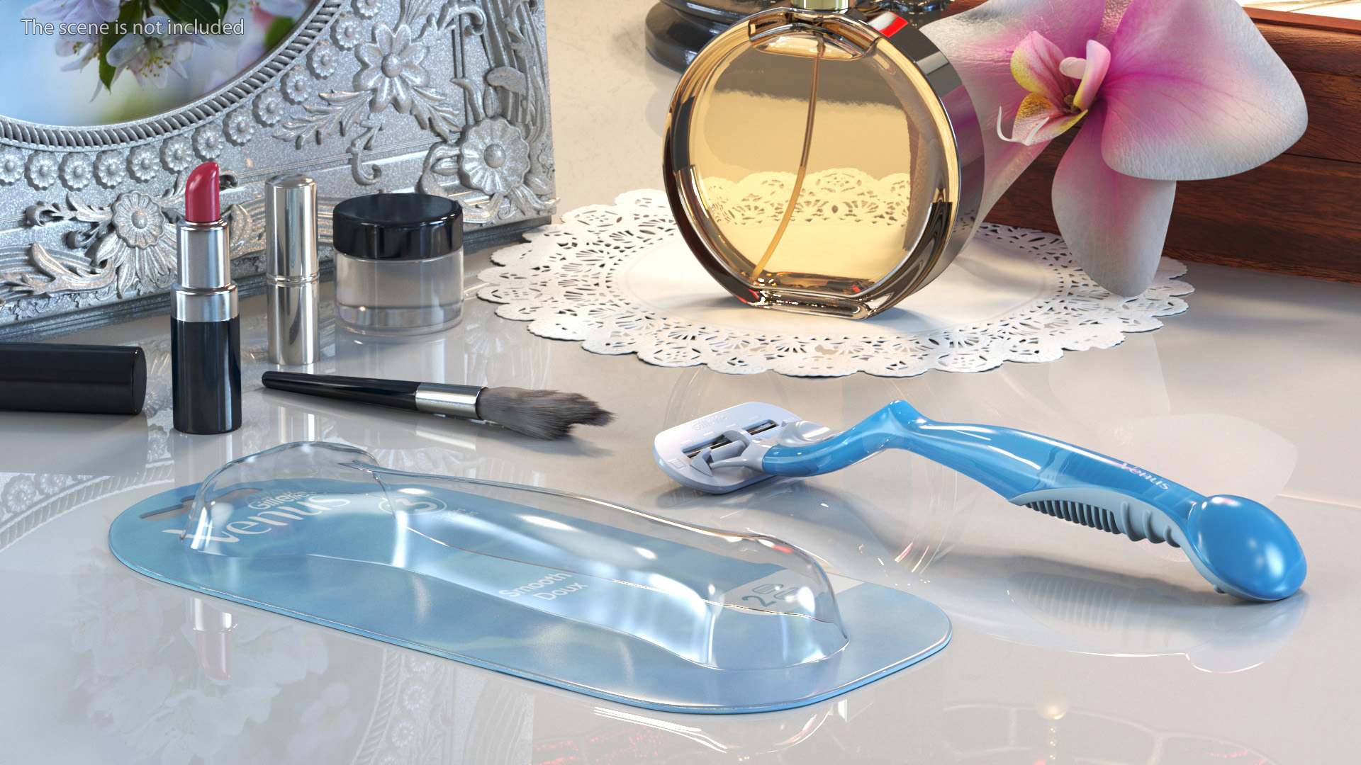 3D Razor Gillette Venus with Package model