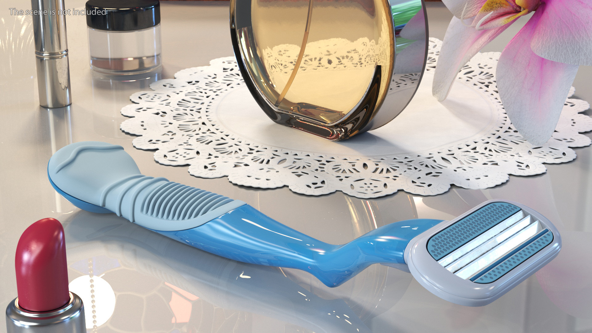 3D Razor Gillette Venus with Package model
