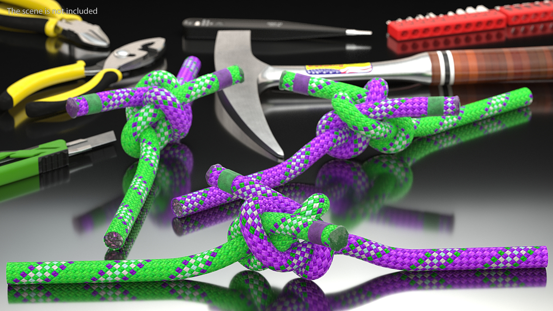 Carrick Bend Knot 3D