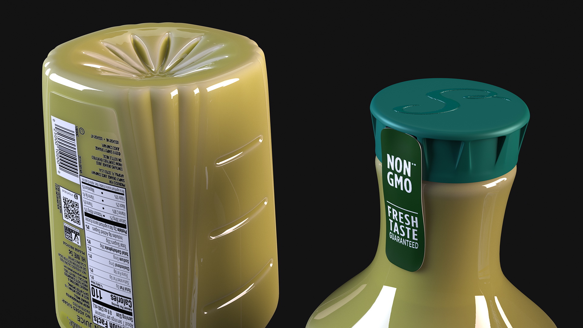 Lemon Drink Simply Lemonade 3D