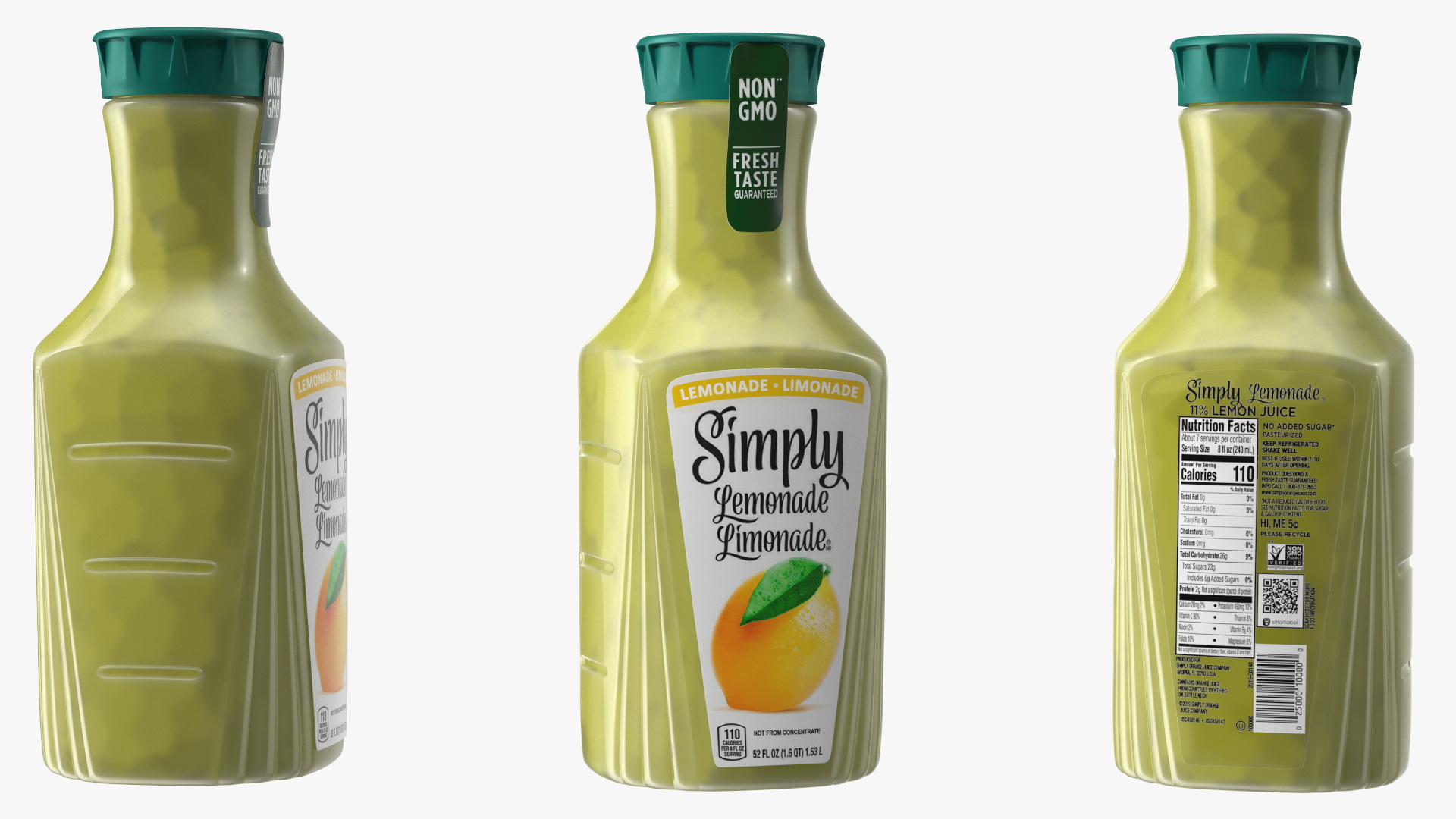 Lemon Drink Simply Lemonade 3D
