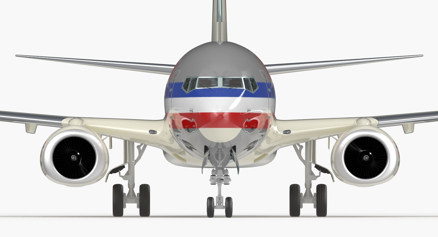3D Boeing 737 600 with Interior American Airlines