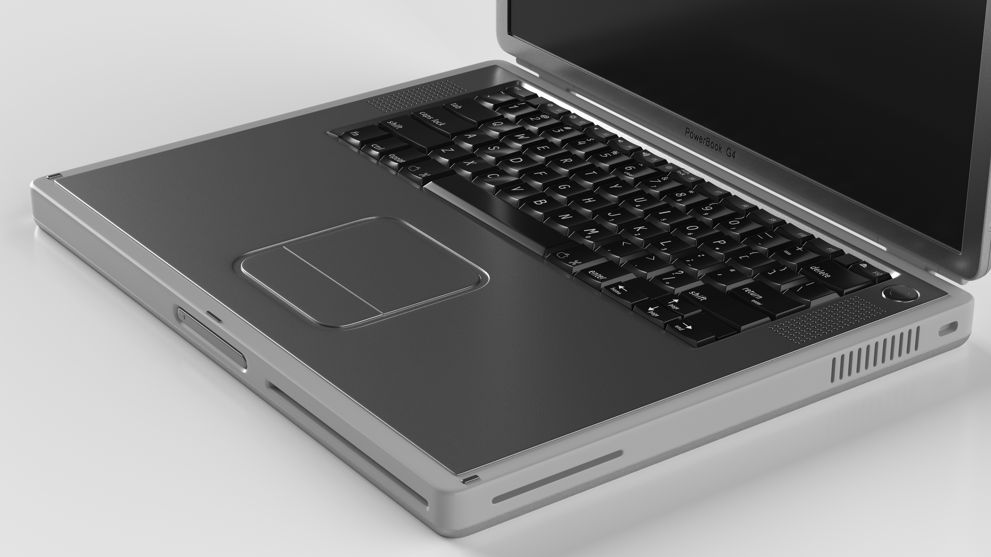 3D model Apple PowerBook G4 Laptop