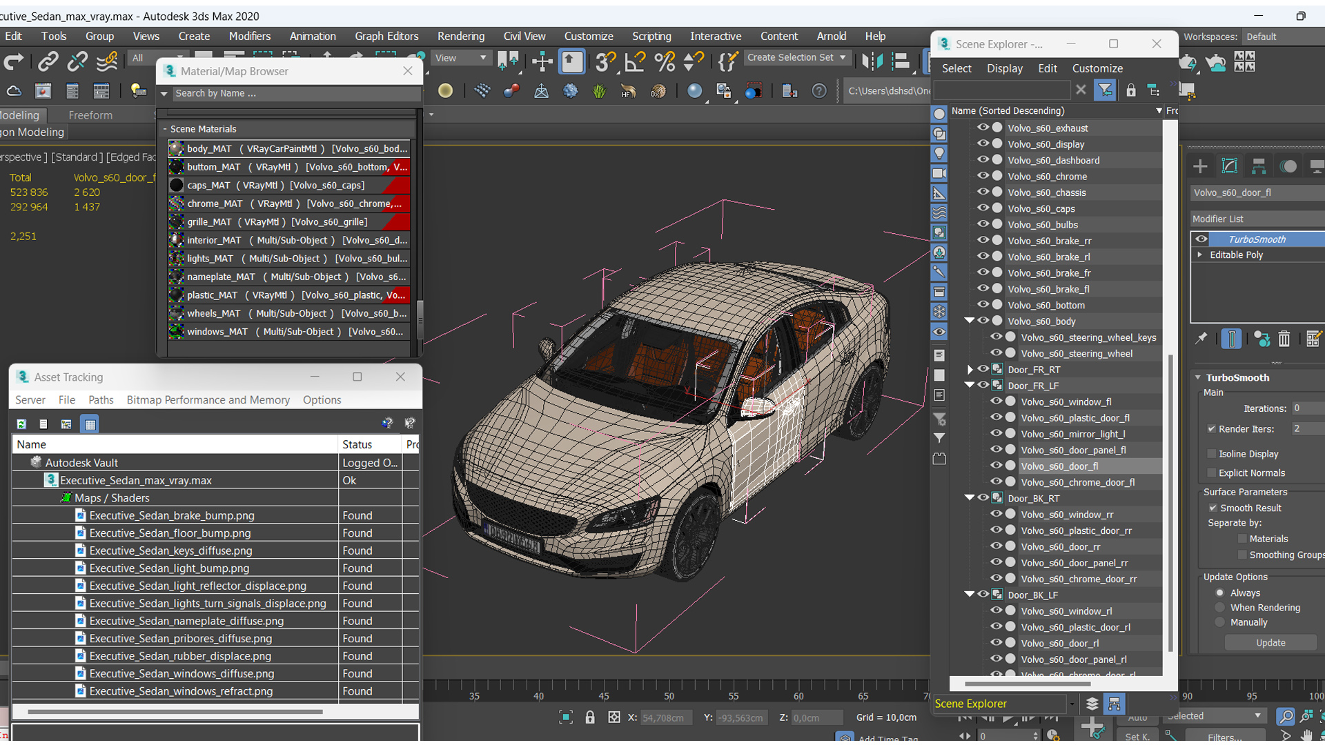 3D model Executive Sedan