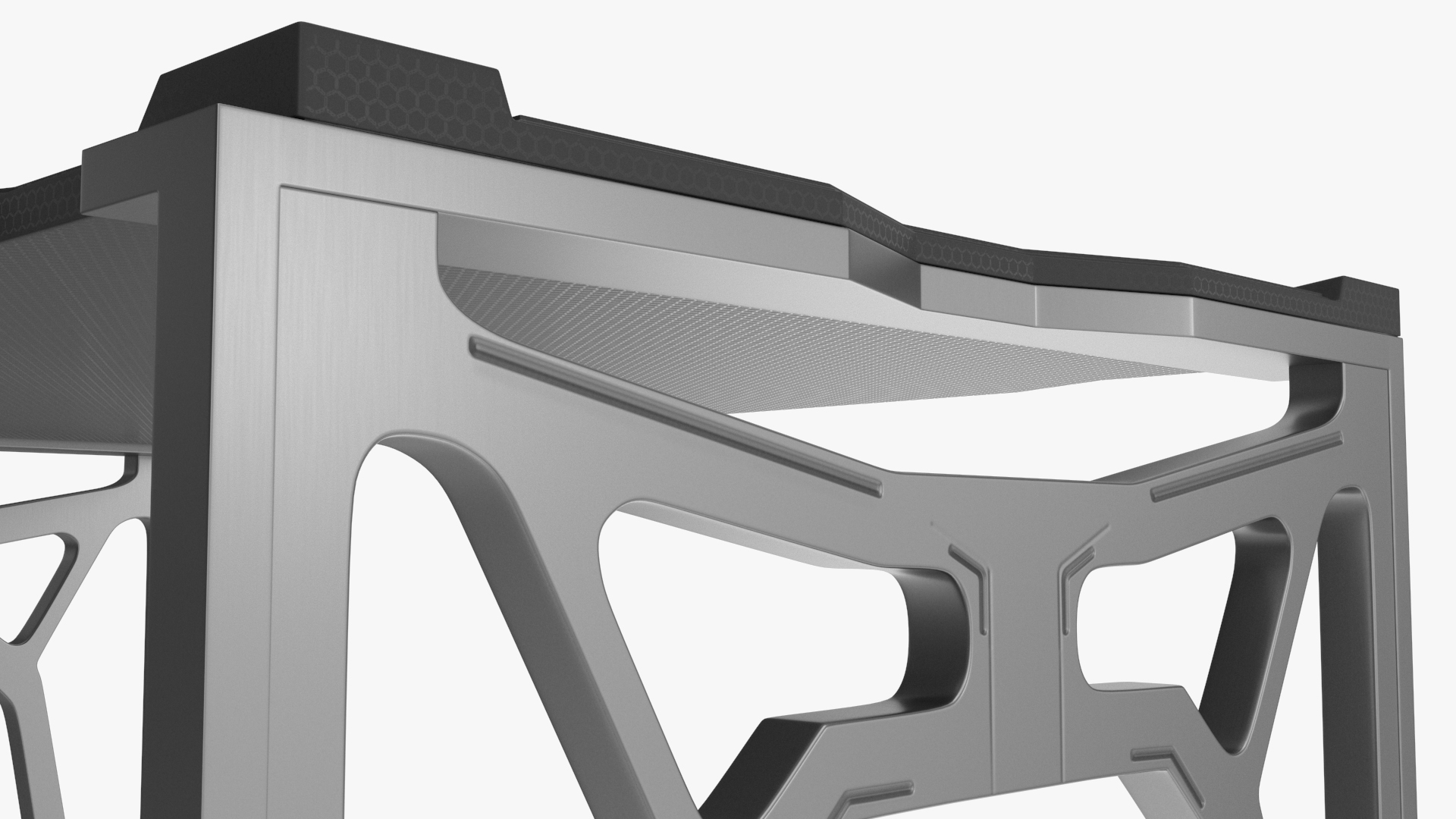 Sci-fi Table Orange 3D model
