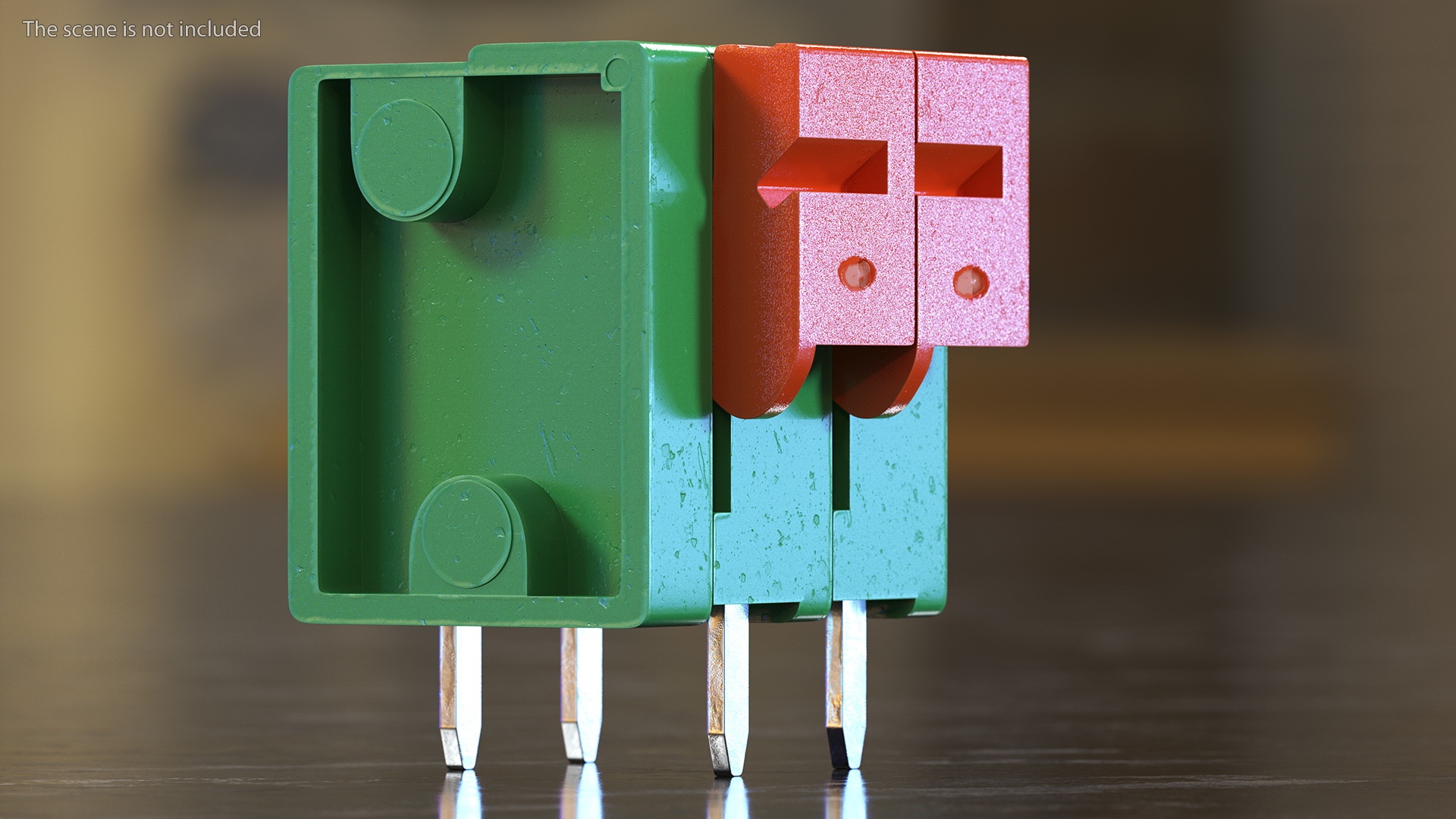 Screwless Terminal Block 3D model