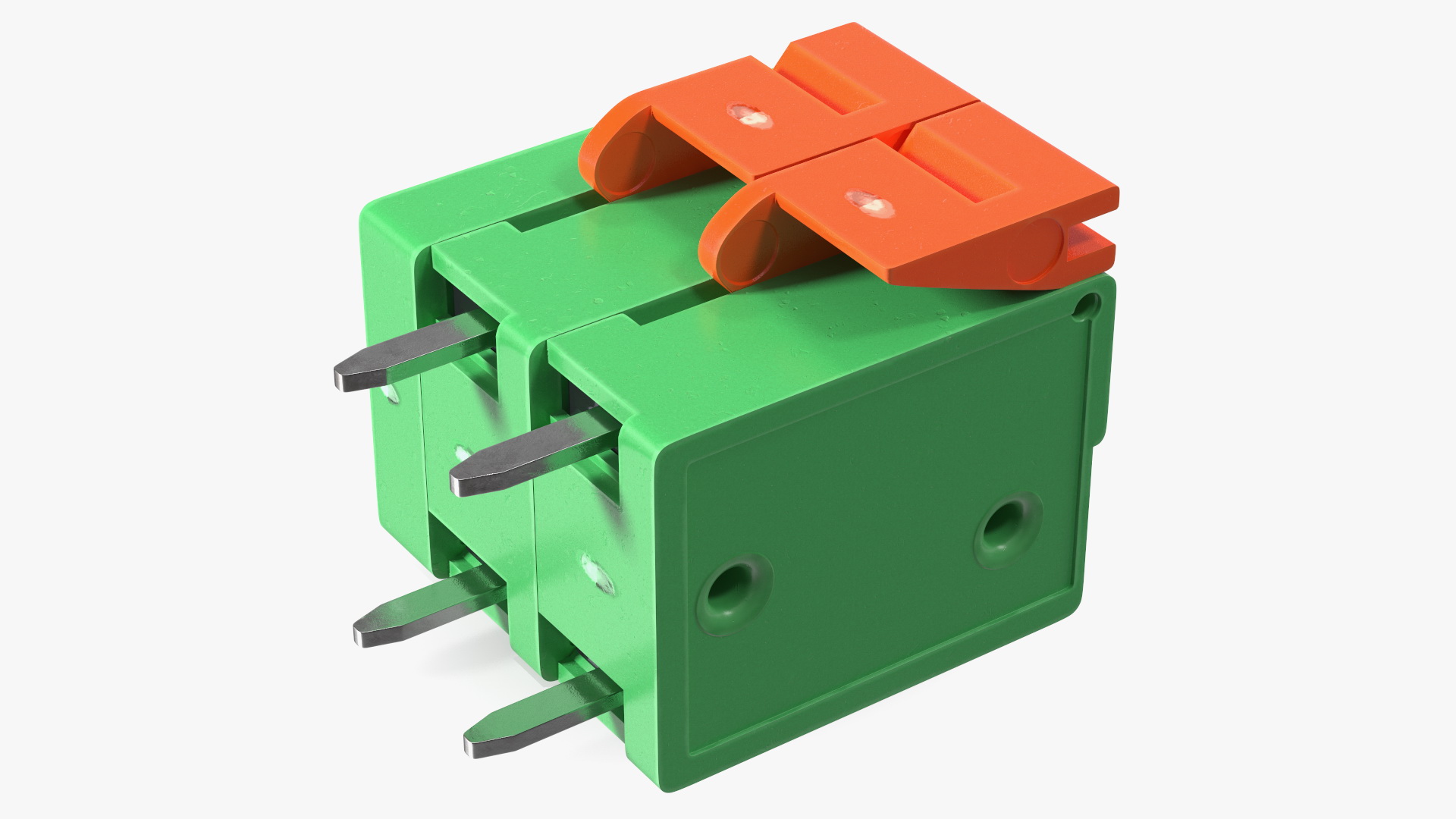 Screwless Terminal Block 3D model