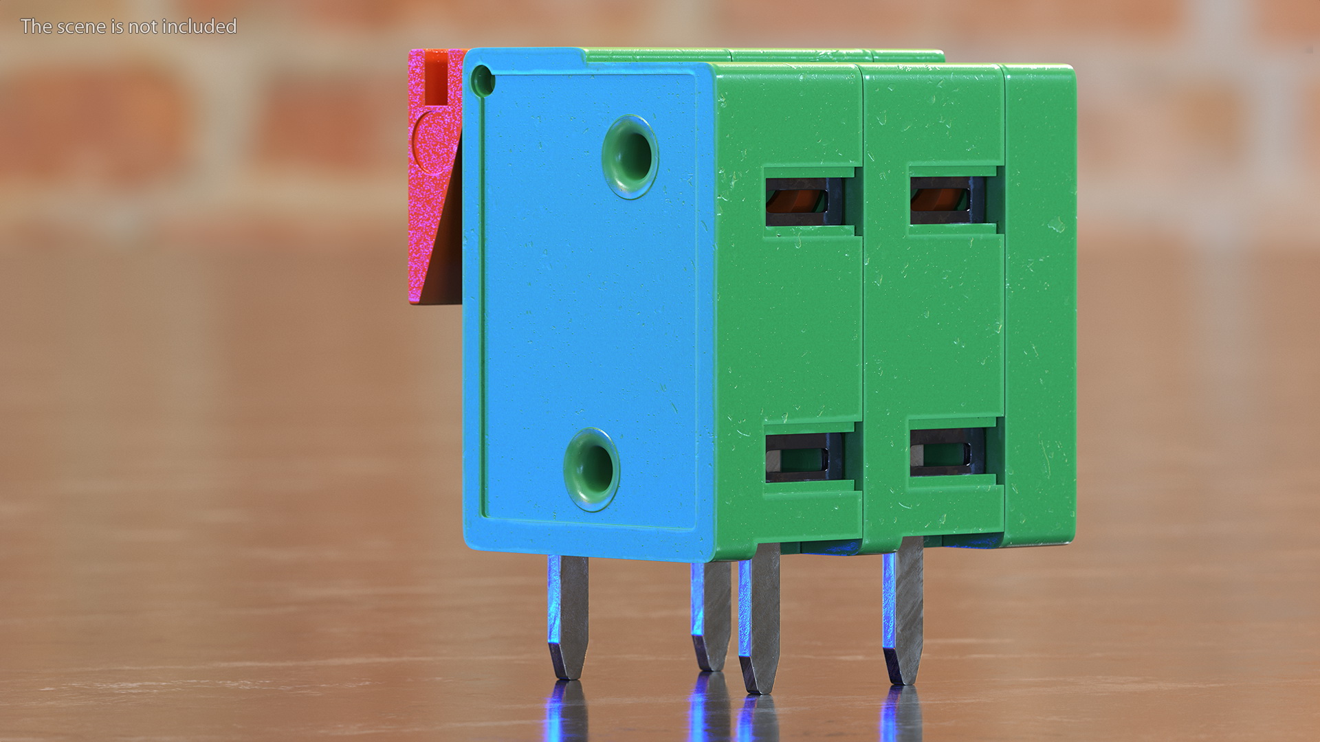 Screwless Terminal Block 3D model