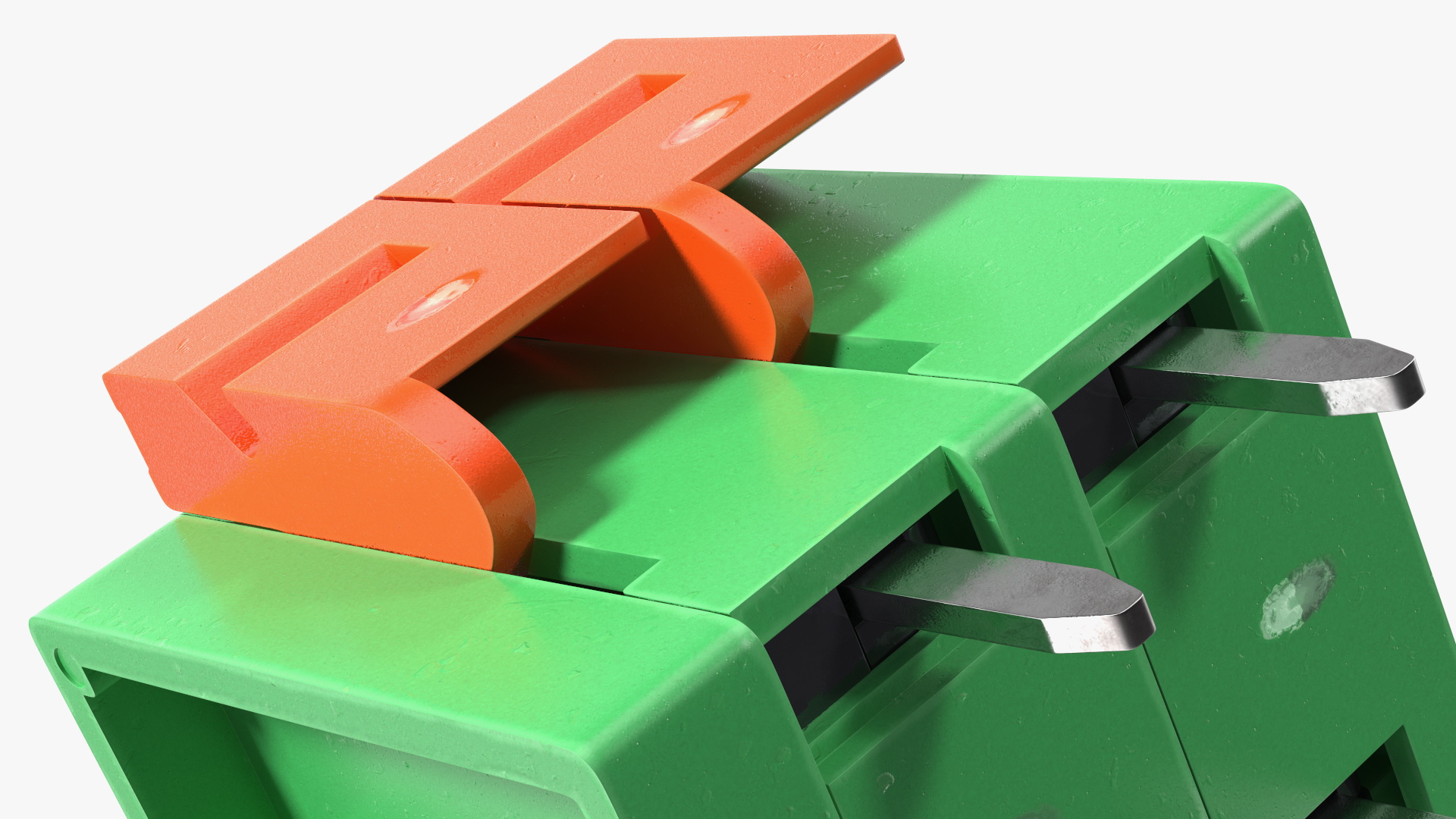 Screwless Terminal Block 3D model