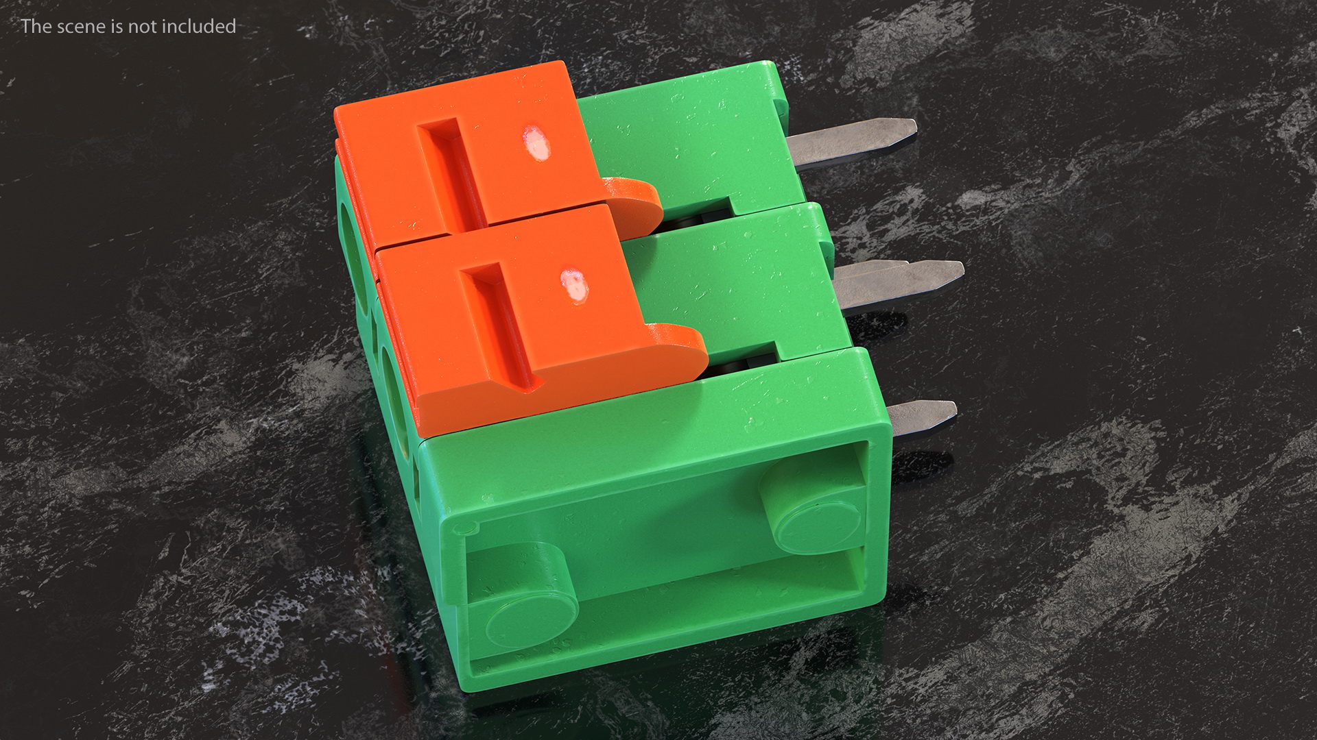 Screwless Terminal Block 3D model
