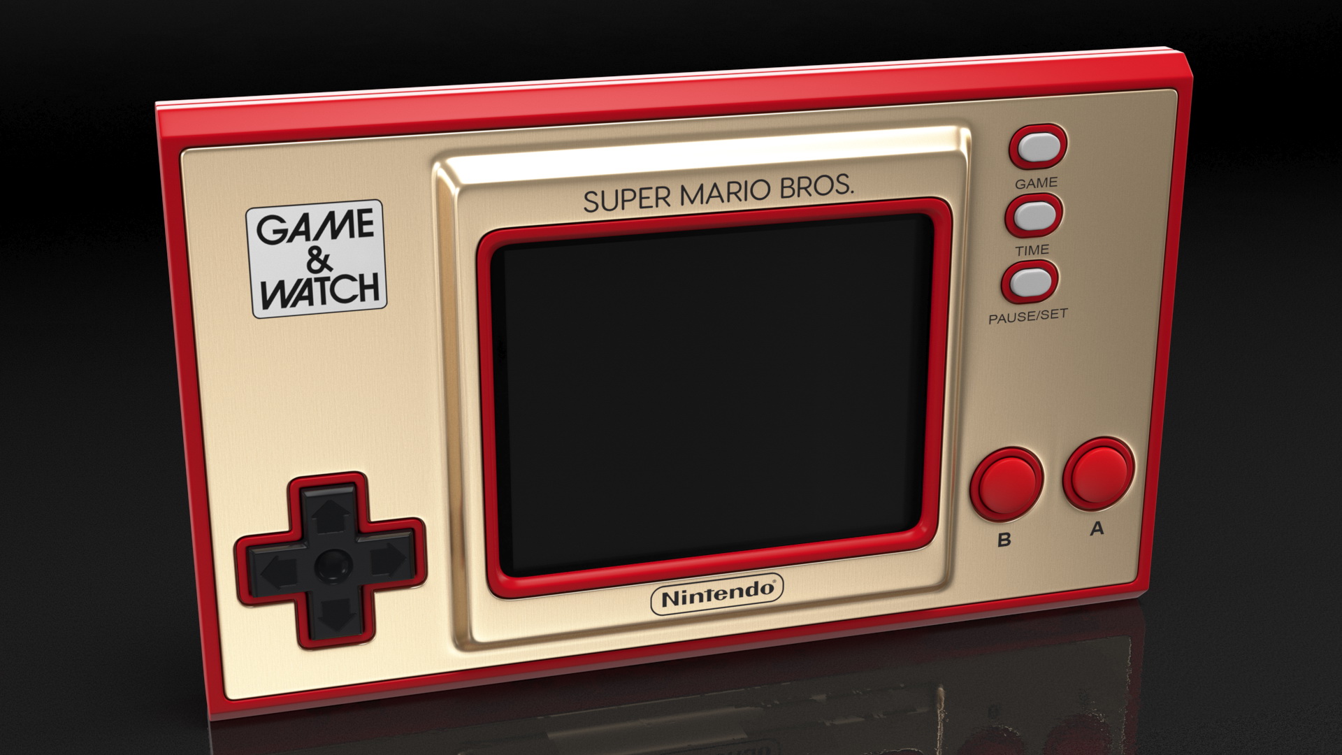 Nintendo Game and Watch Console Super Mario Bros Turned Off 3D model