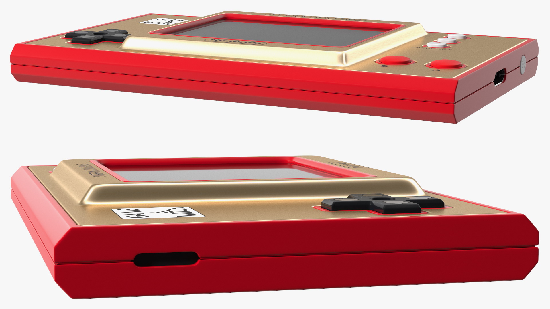 Nintendo Game and Watch Console Super Mario Bros Turned Off 3D model