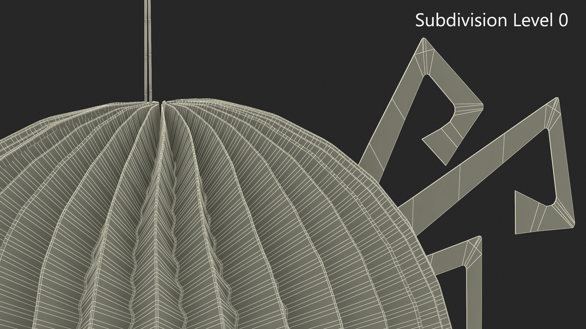 Halloween Spider Paper Decorations 3D model