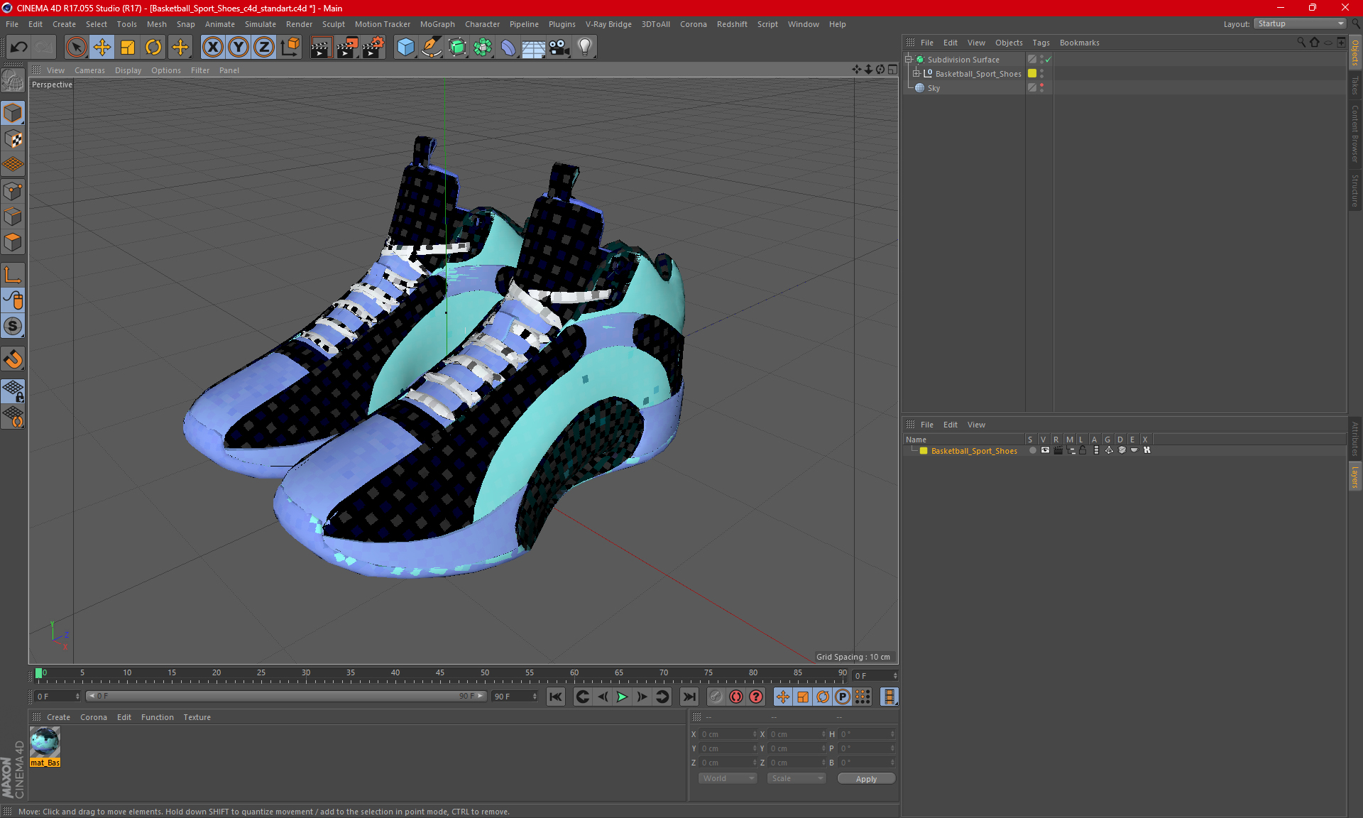 Basketball Sport Shoes 3D