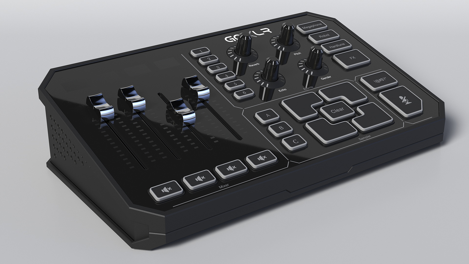 3D Online Broadcaster Remote Control TC Helicon GoXLR Lights Off