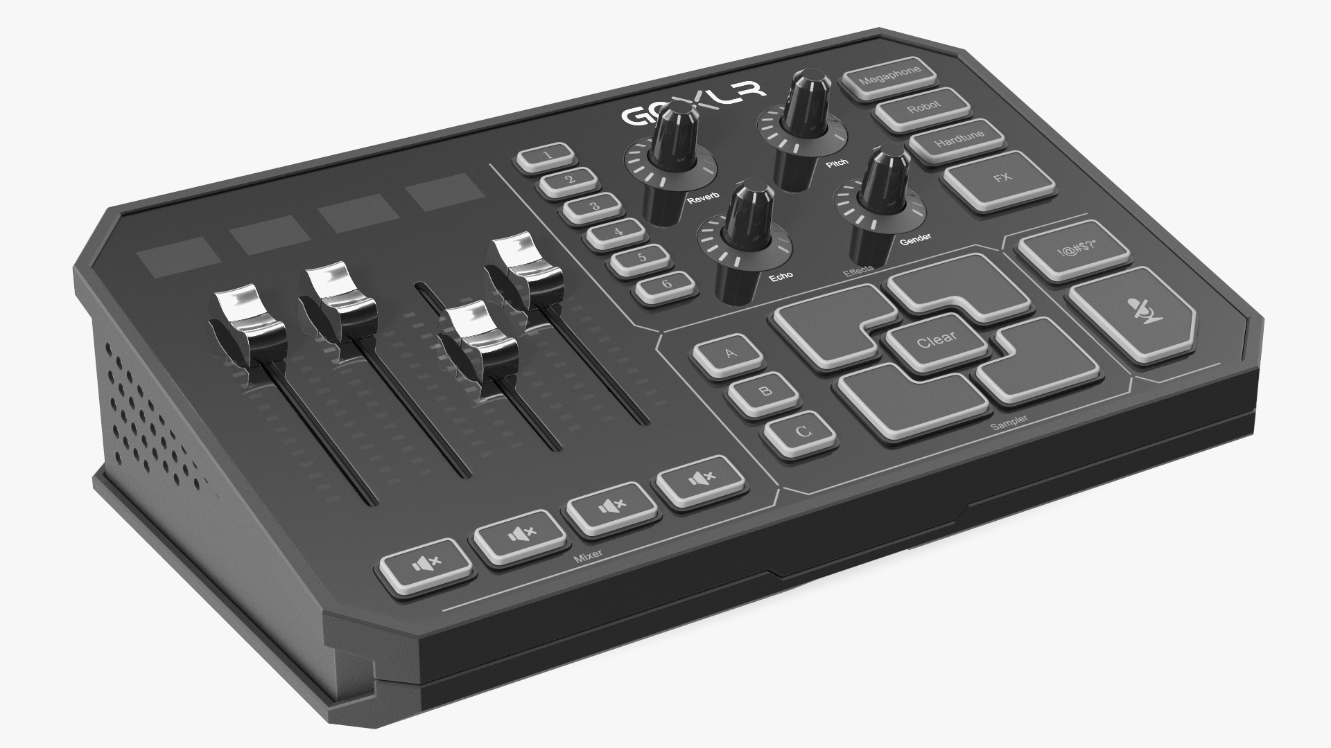 3D Online Broadcaster Remote Control TC Helicon GoXLR Lights Off