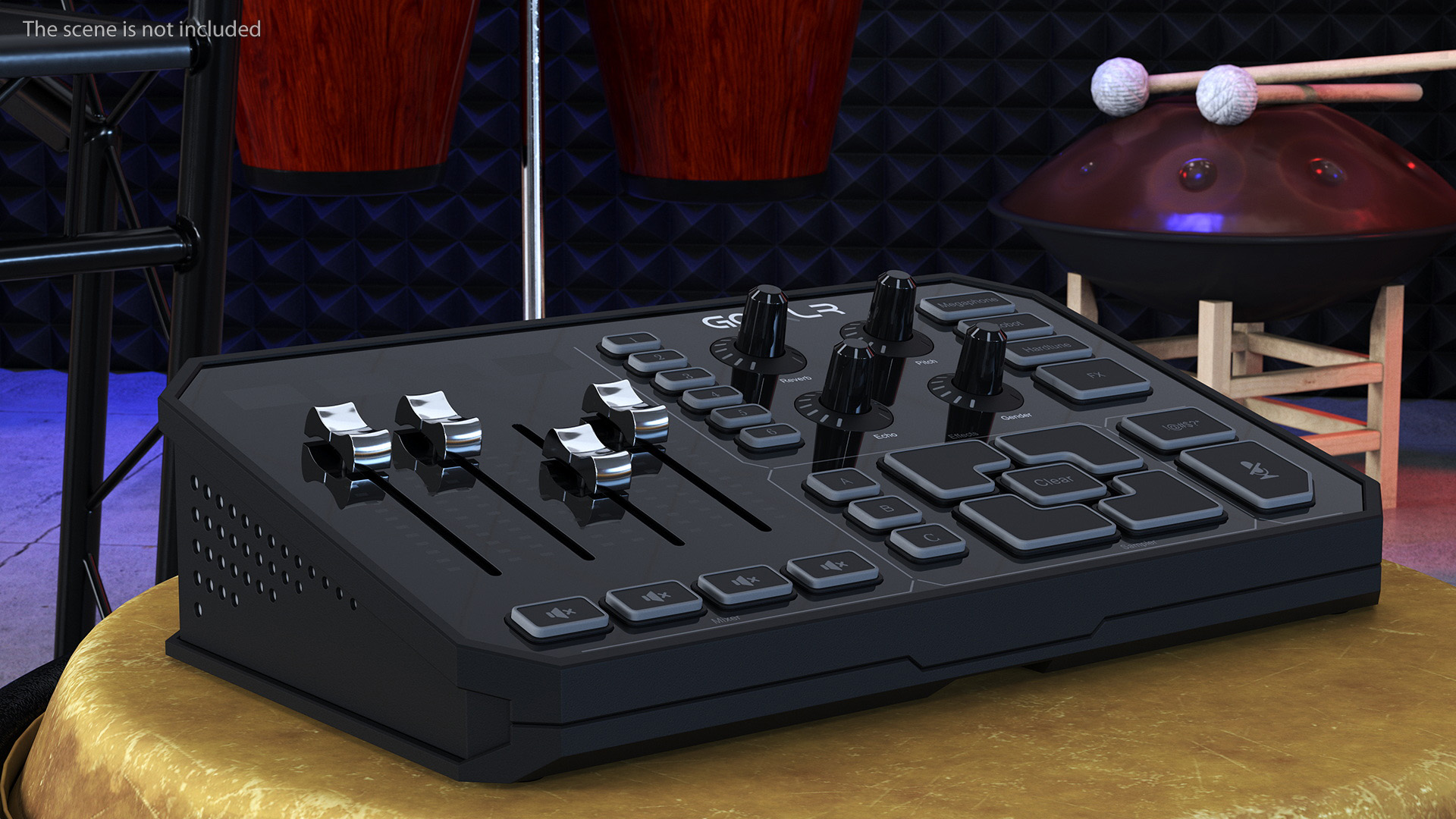 3D Online Broadcaster Remote Control TC Helicon GoXLR Lights Off