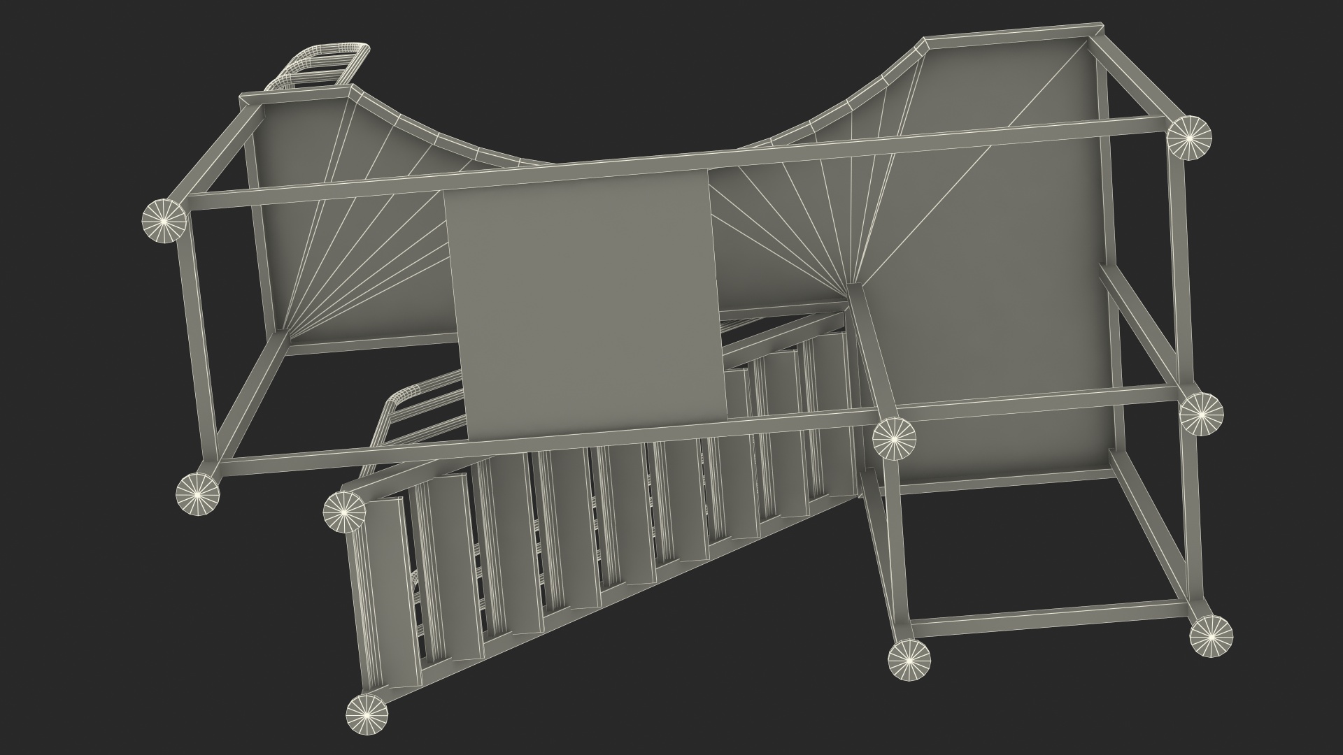 3D Rooftop Access Platform model