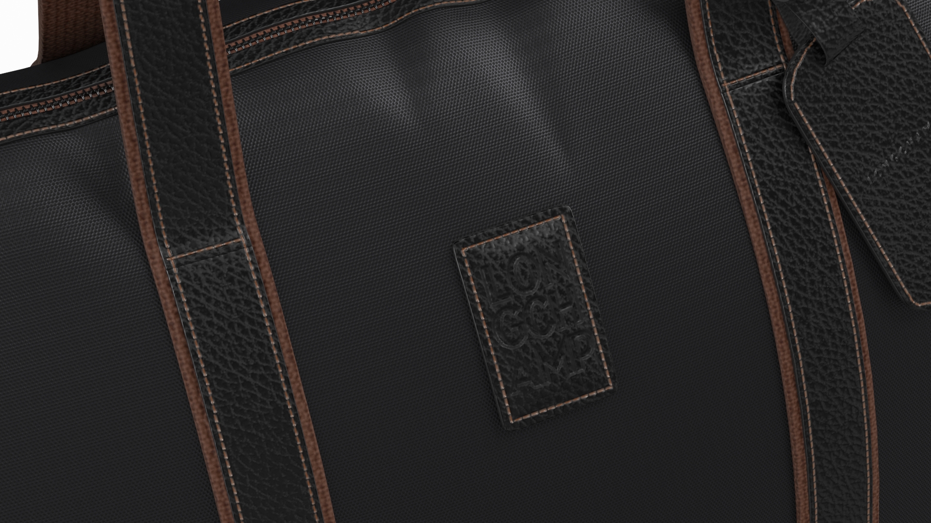 3D model Designer Travel Bag LONGCHAMP Black