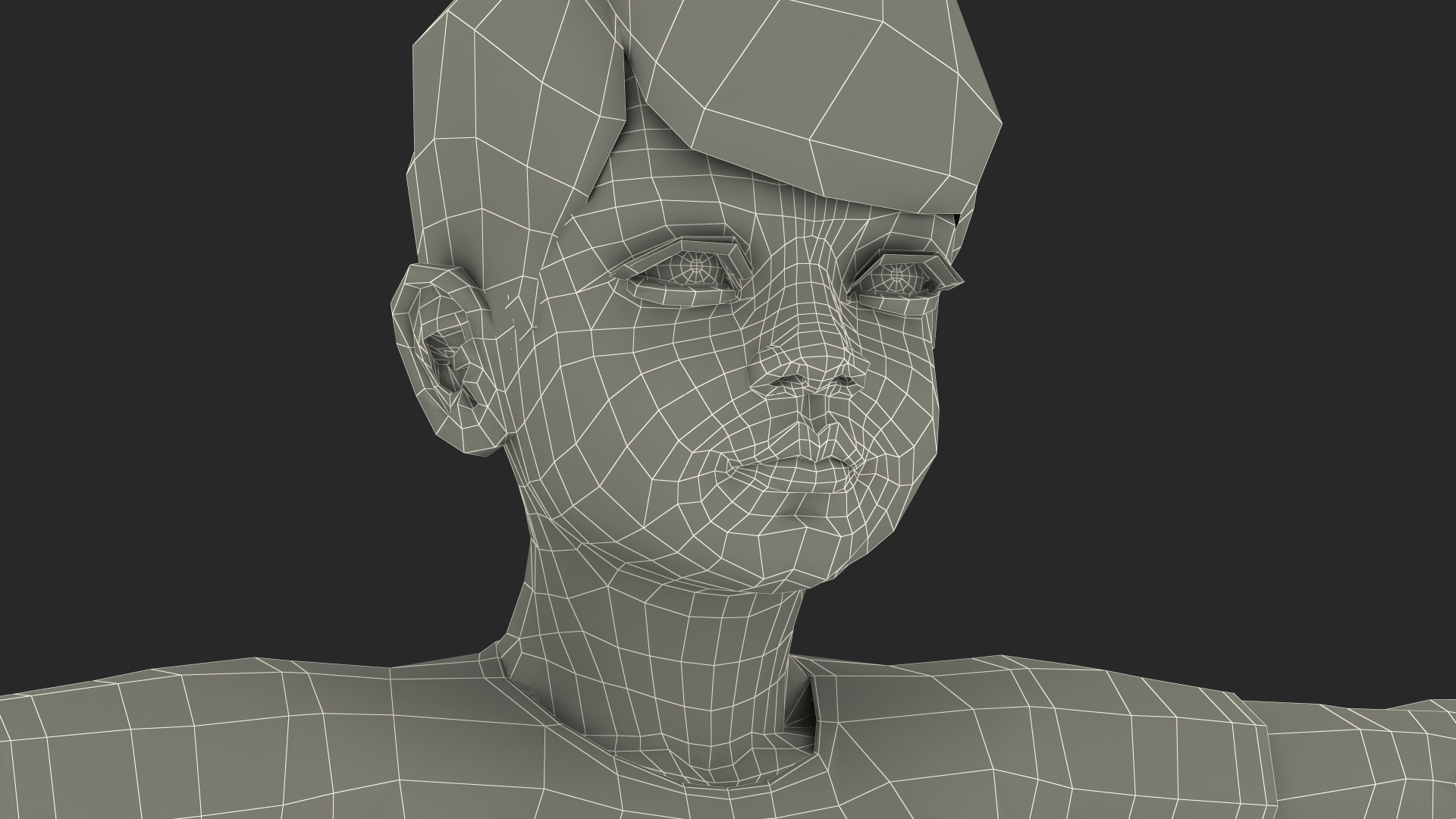 Asian Child Boy Home Style Rigged for Maya 3D