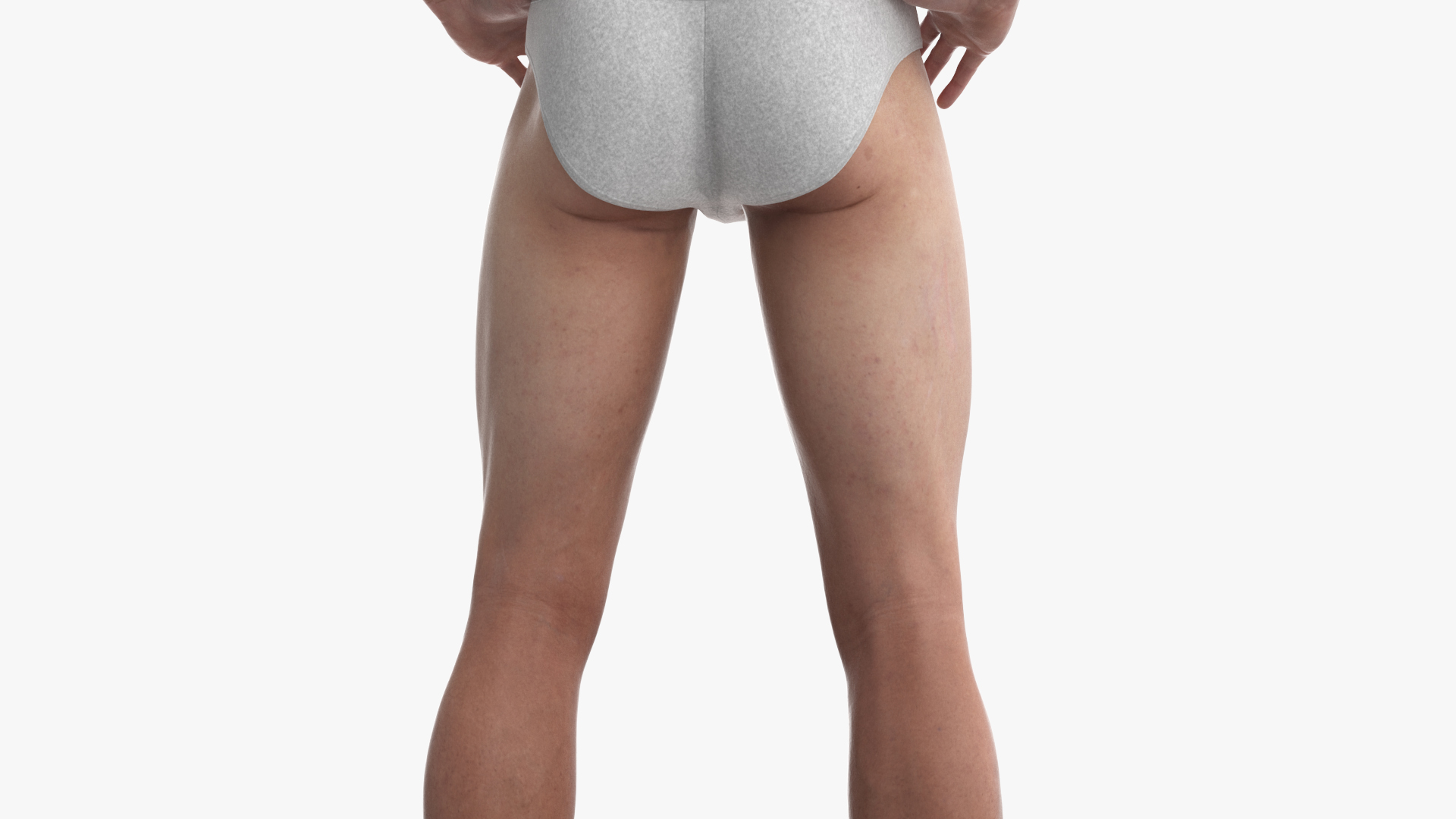 3D Athletic Man Figure Posing