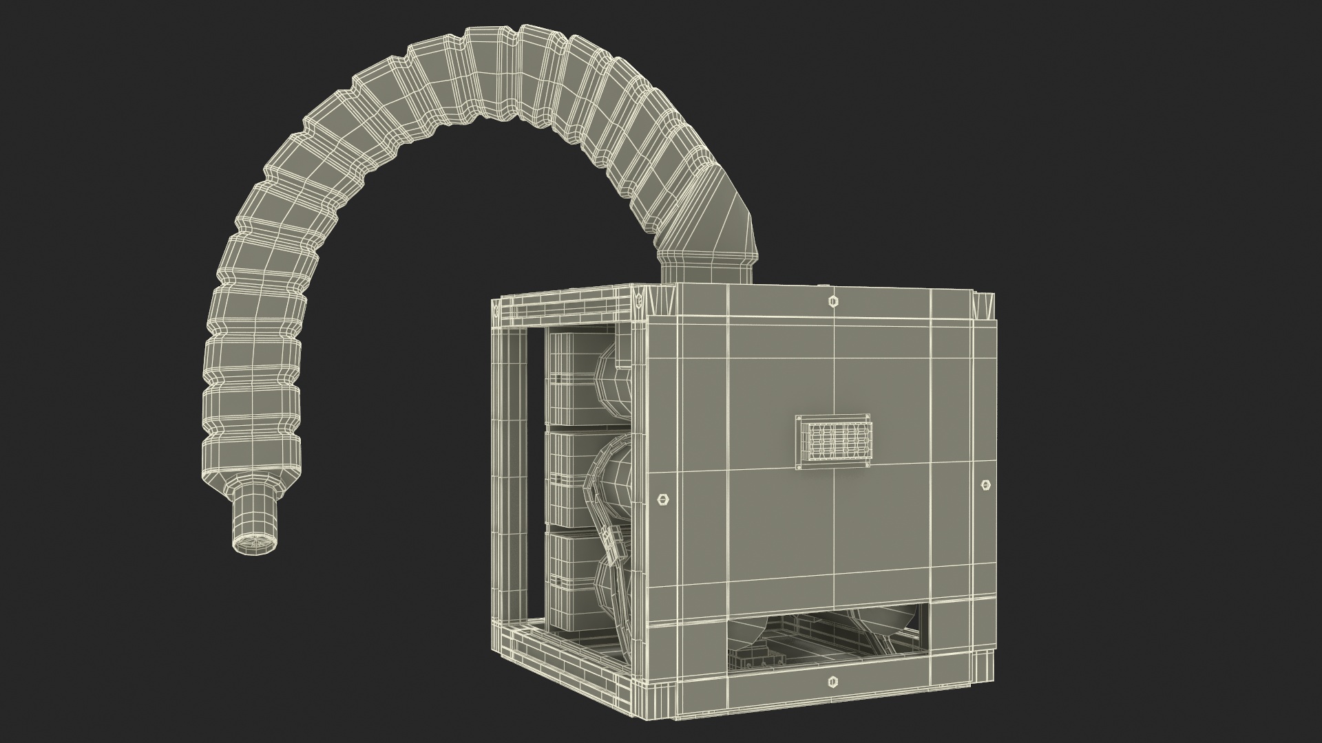 3D model Tesla Power Arm Charger Rigged