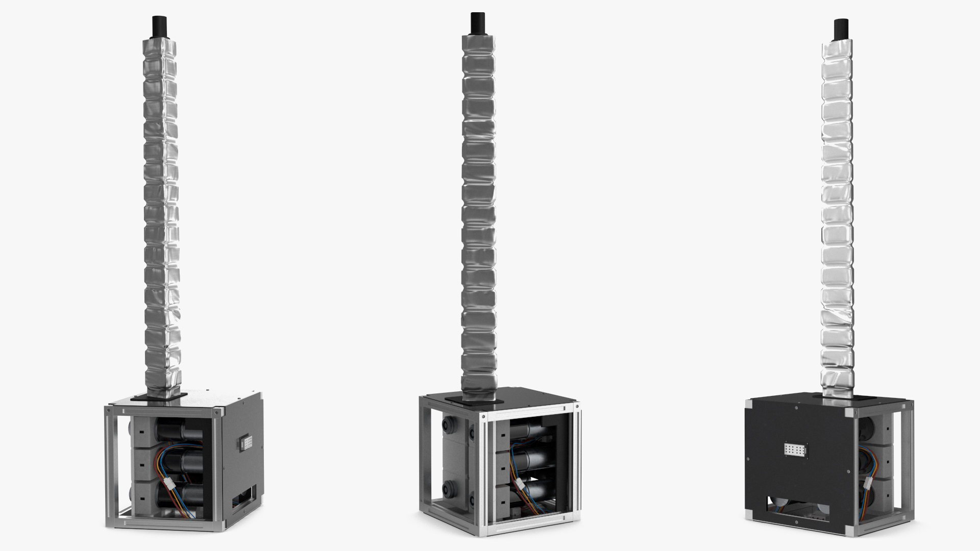 3D model Tesla Power Arm Charger Rigged
