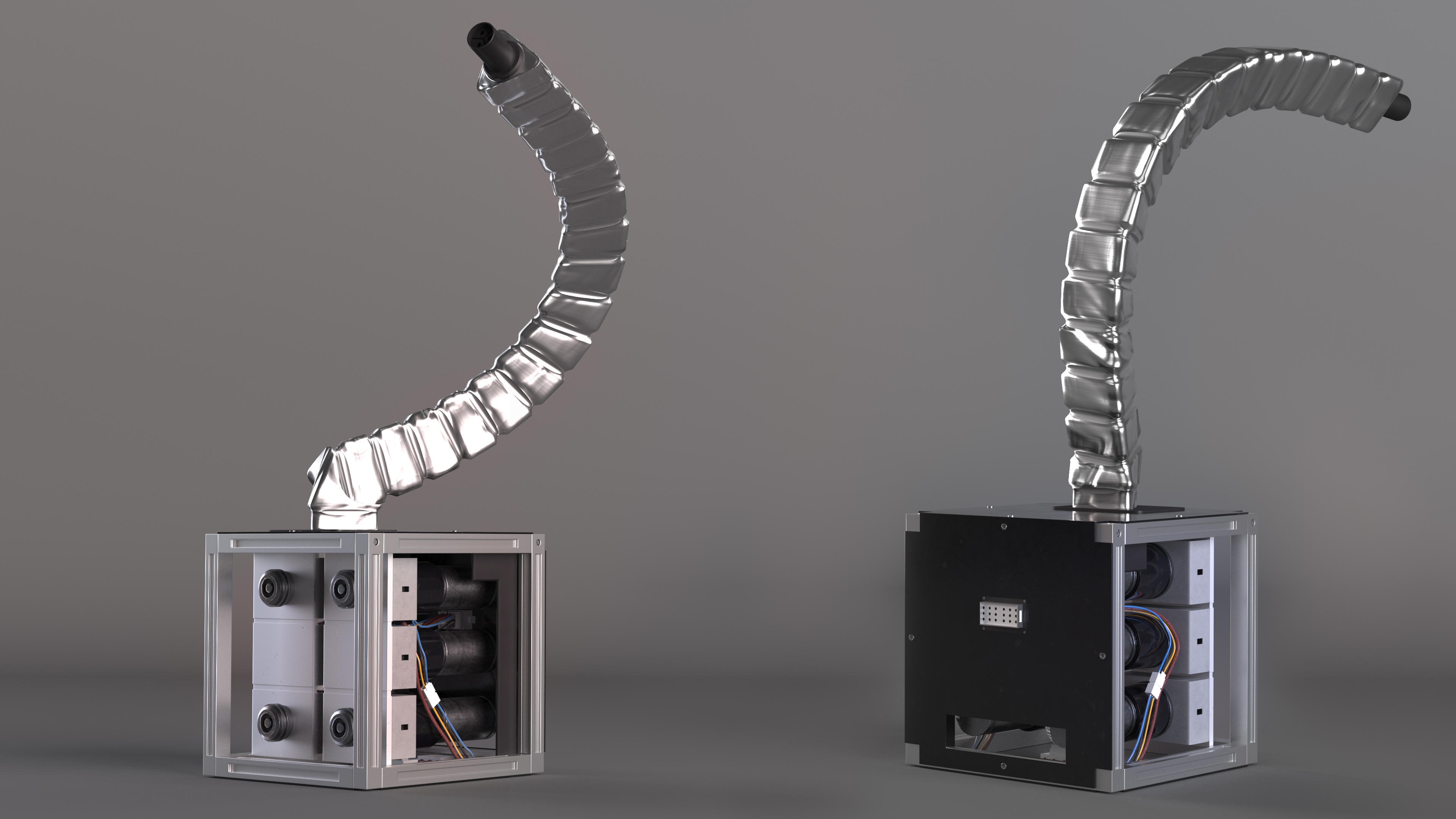 3D model Tesla Power Arm Charger Rigged