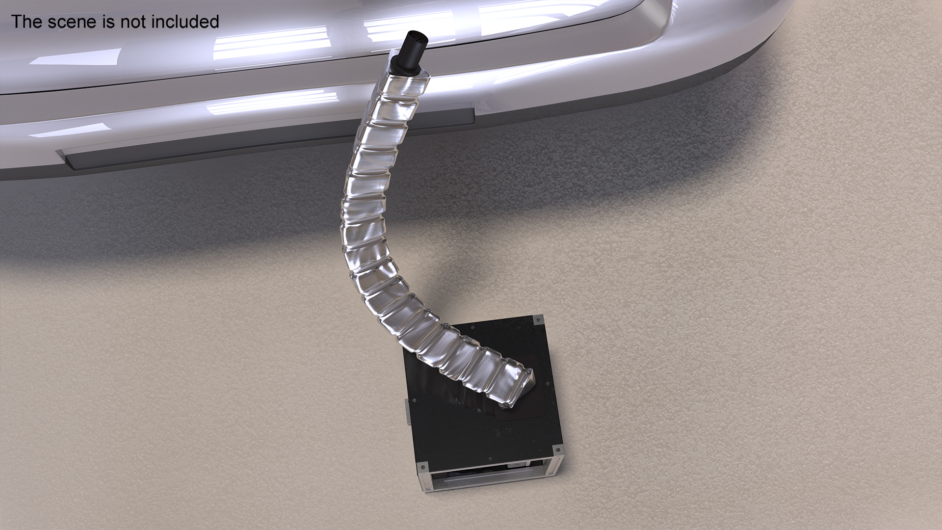 3D model Tesla Power Arm Charger Rigged