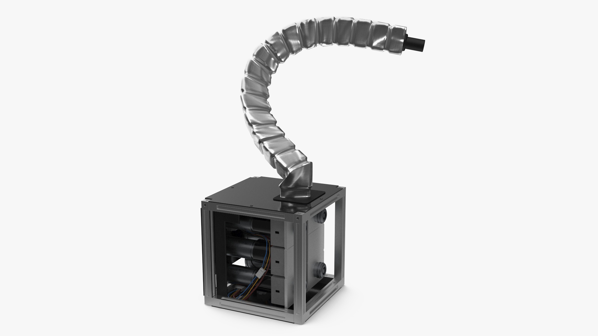 3D model Tesla Power Arm Charger Rigged