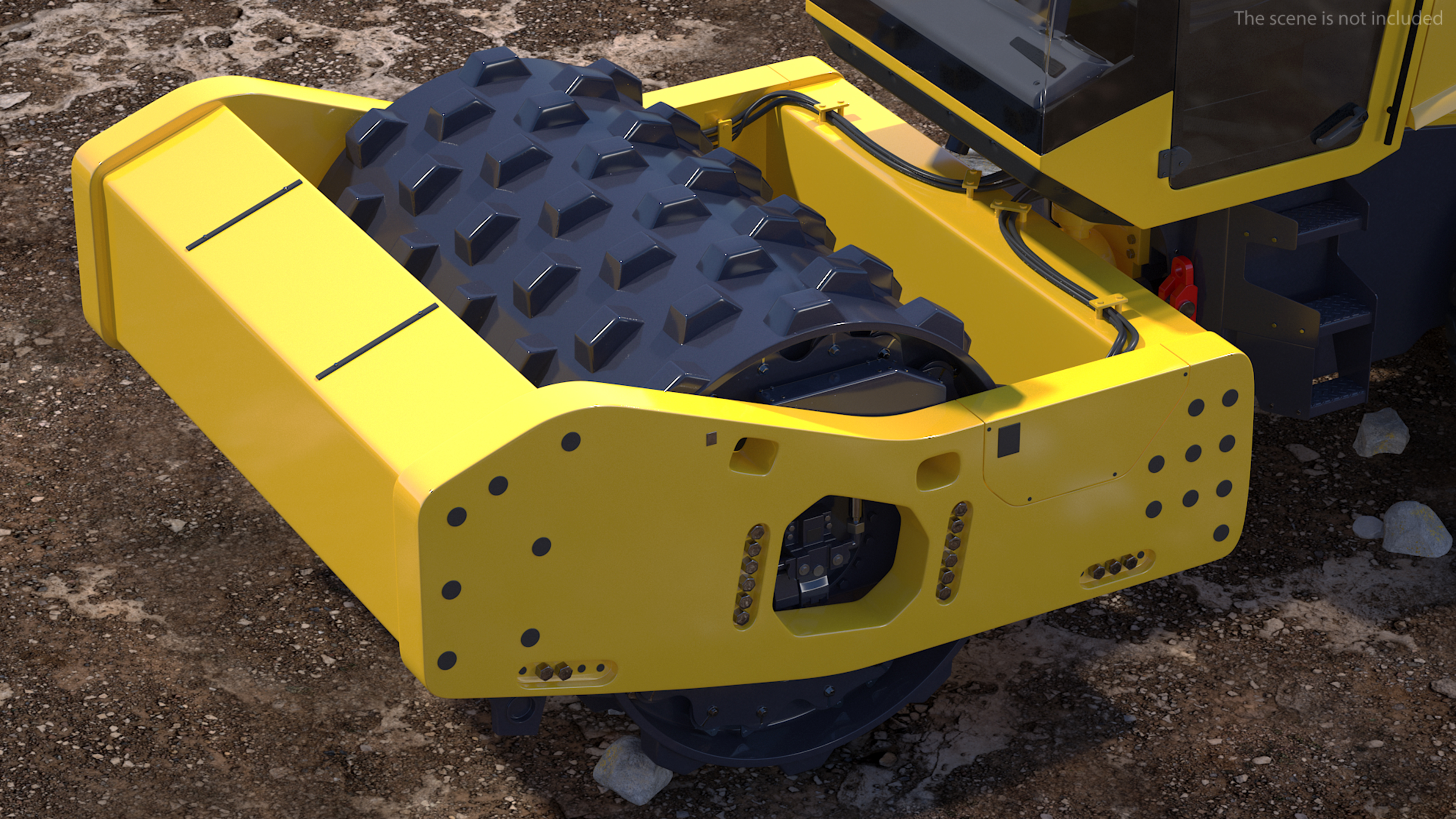 3D model Soil Roller Compactor New