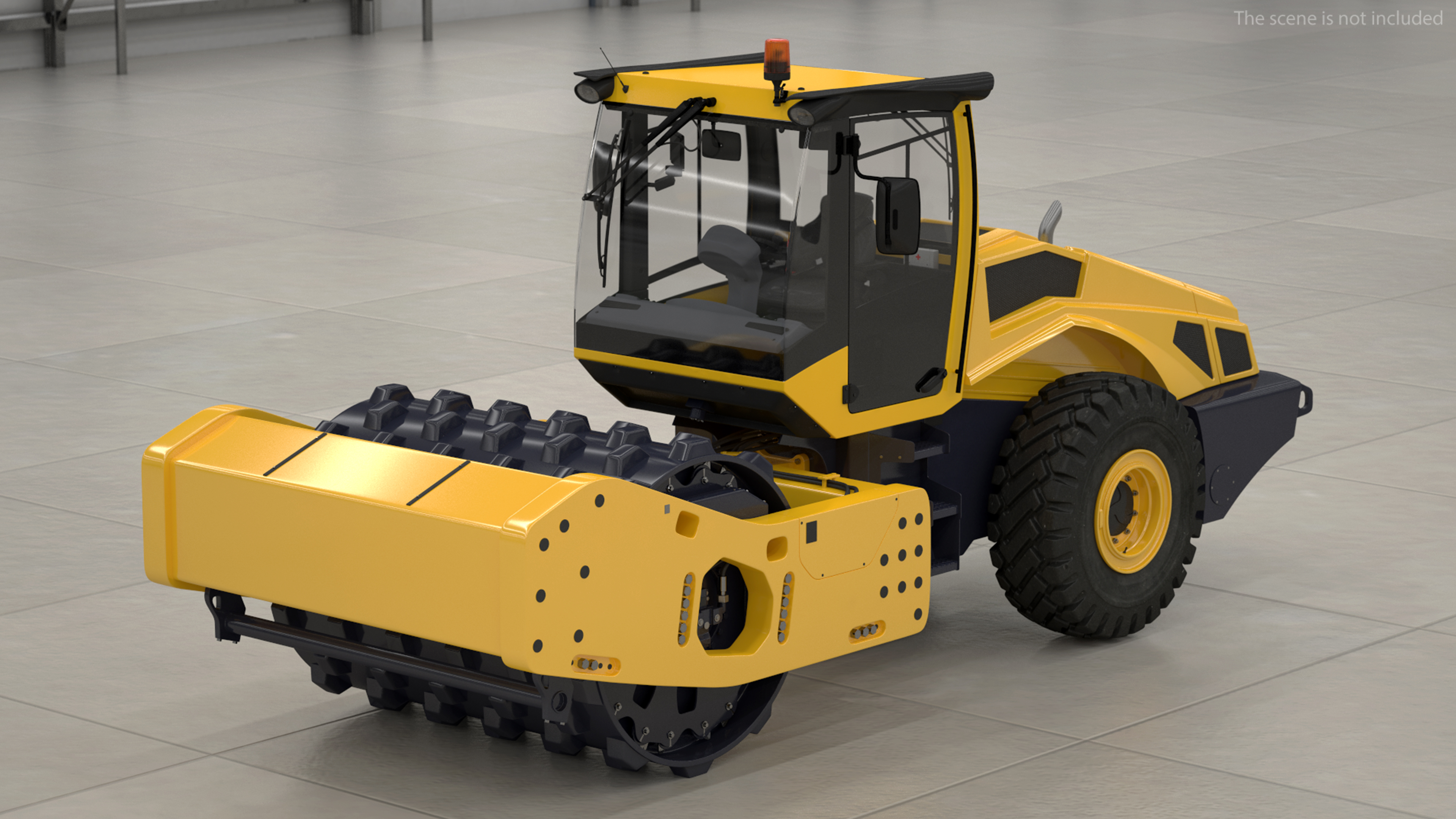 3D model Soil Roller Compactor New