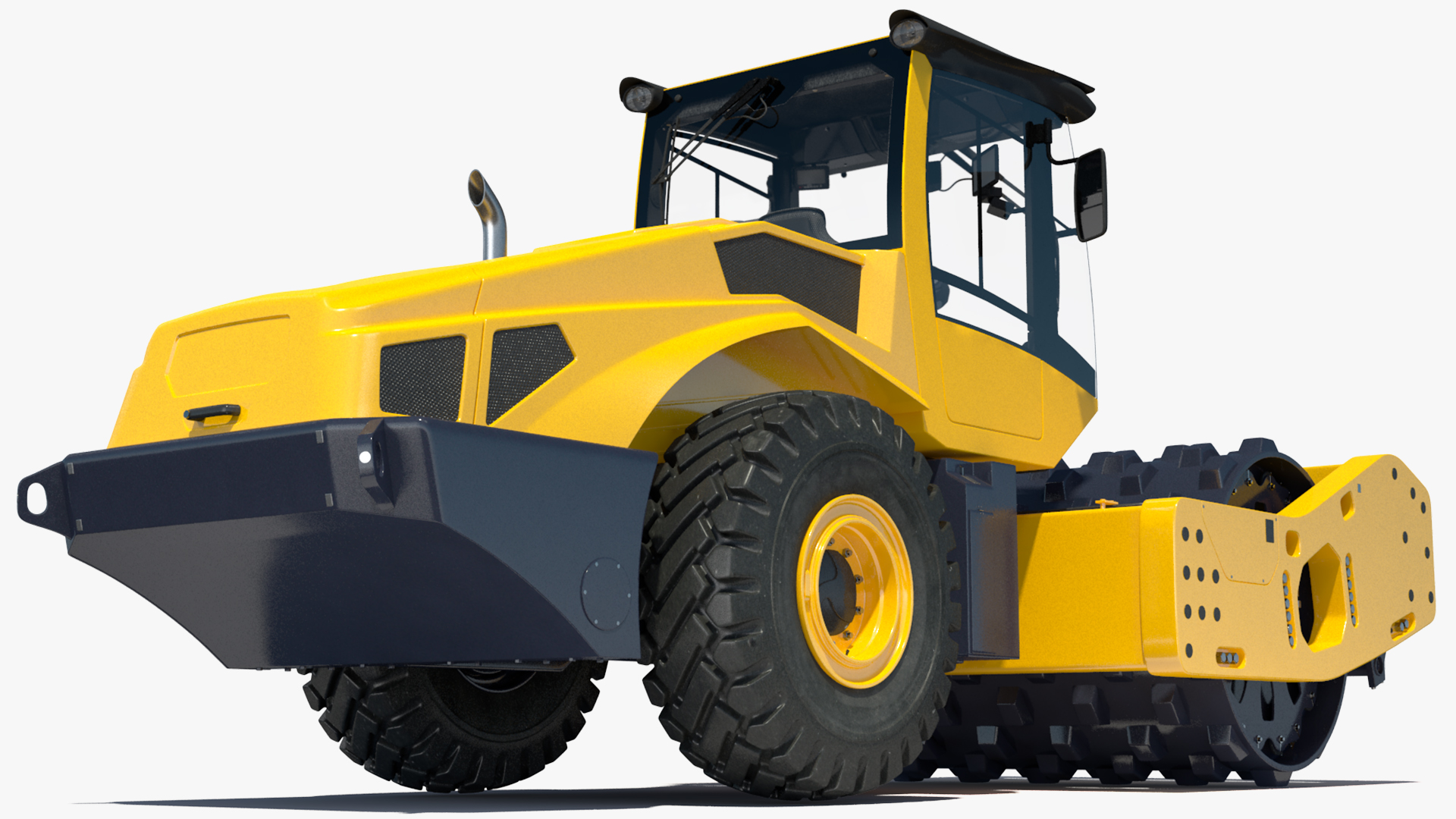 3D model Soil Roller Compactor New