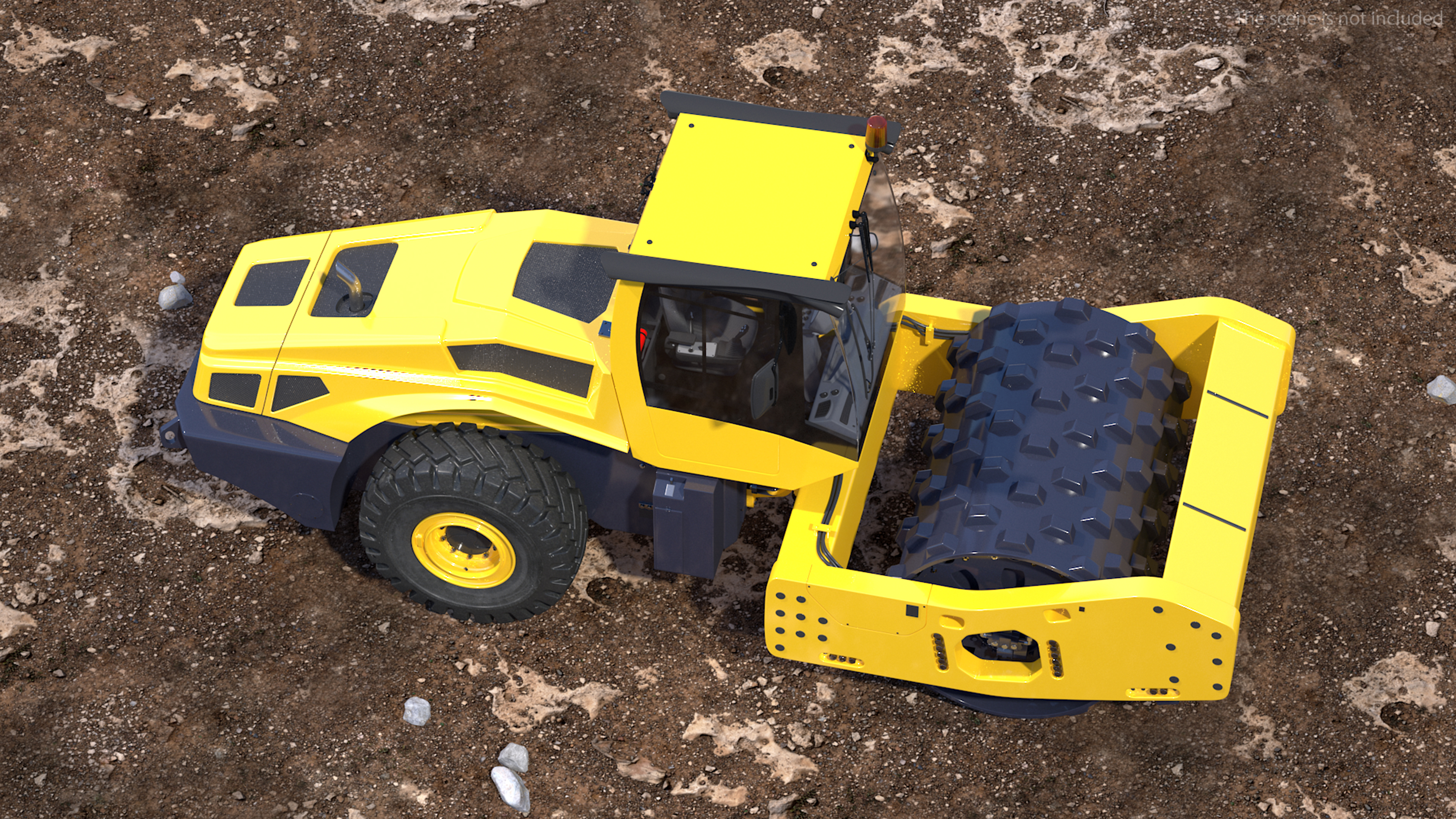 3D model Soil Roller Compactor New